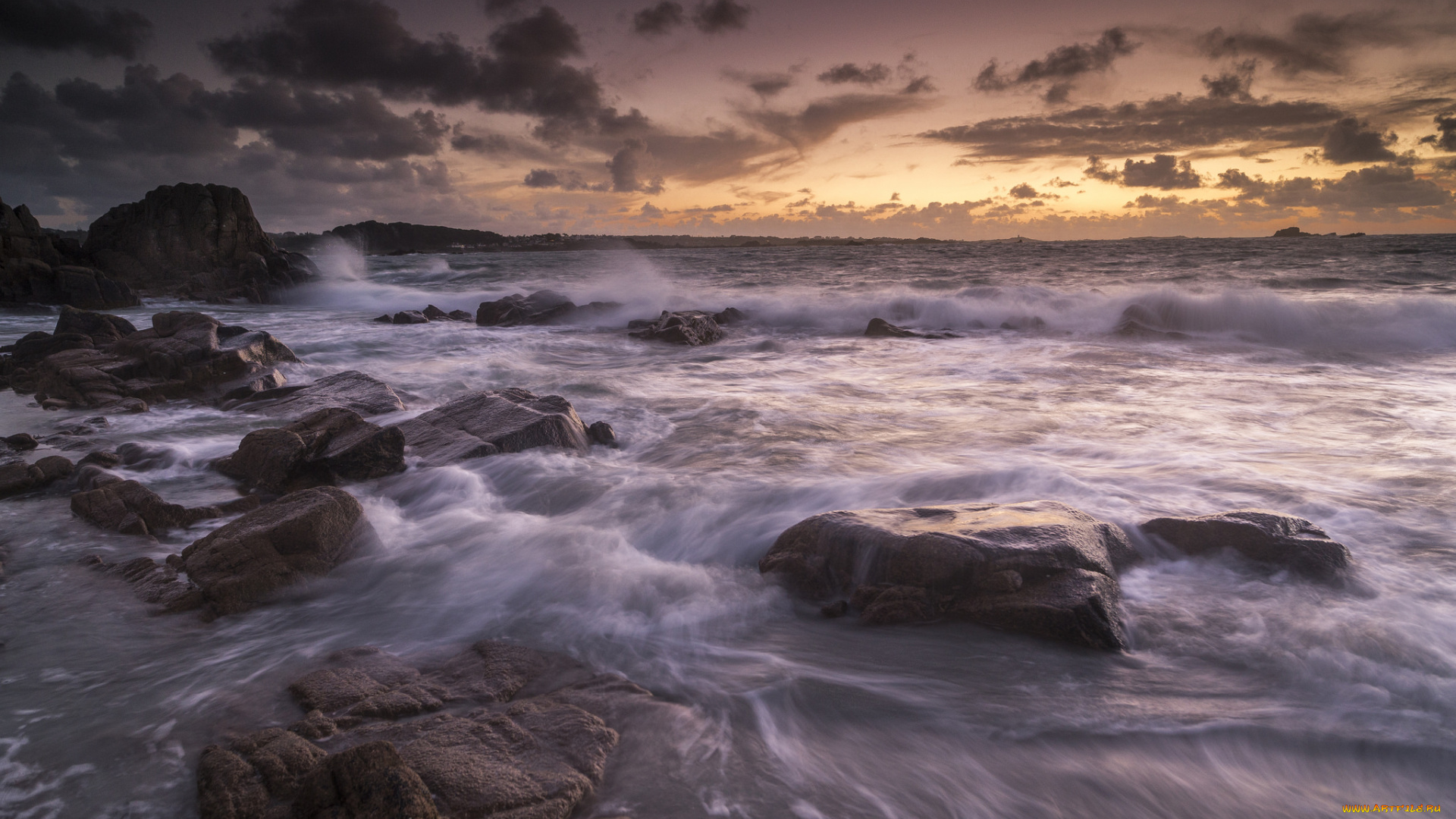 природа, побережье, берег, море