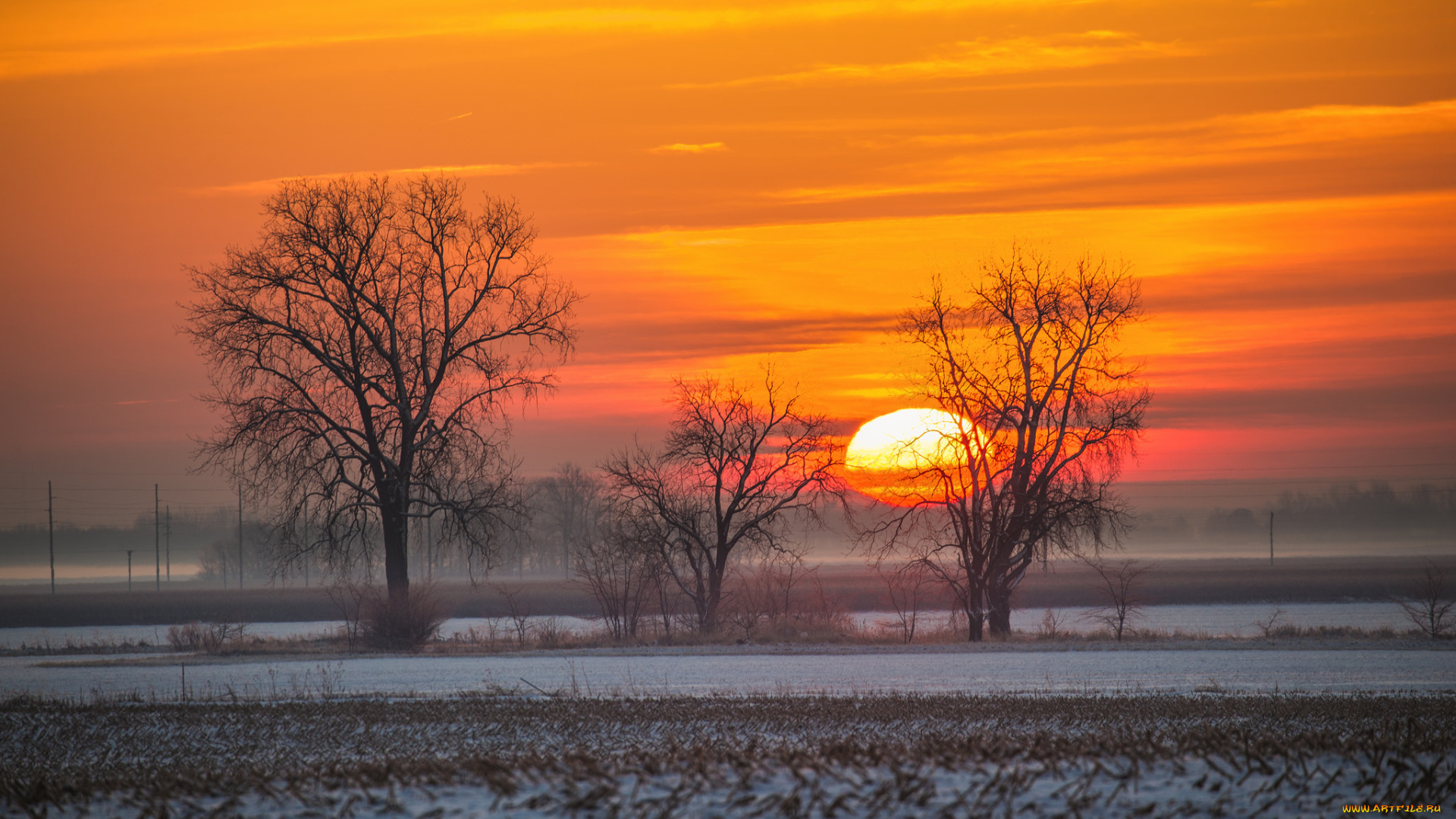природа, восходы, закаты, рассвет