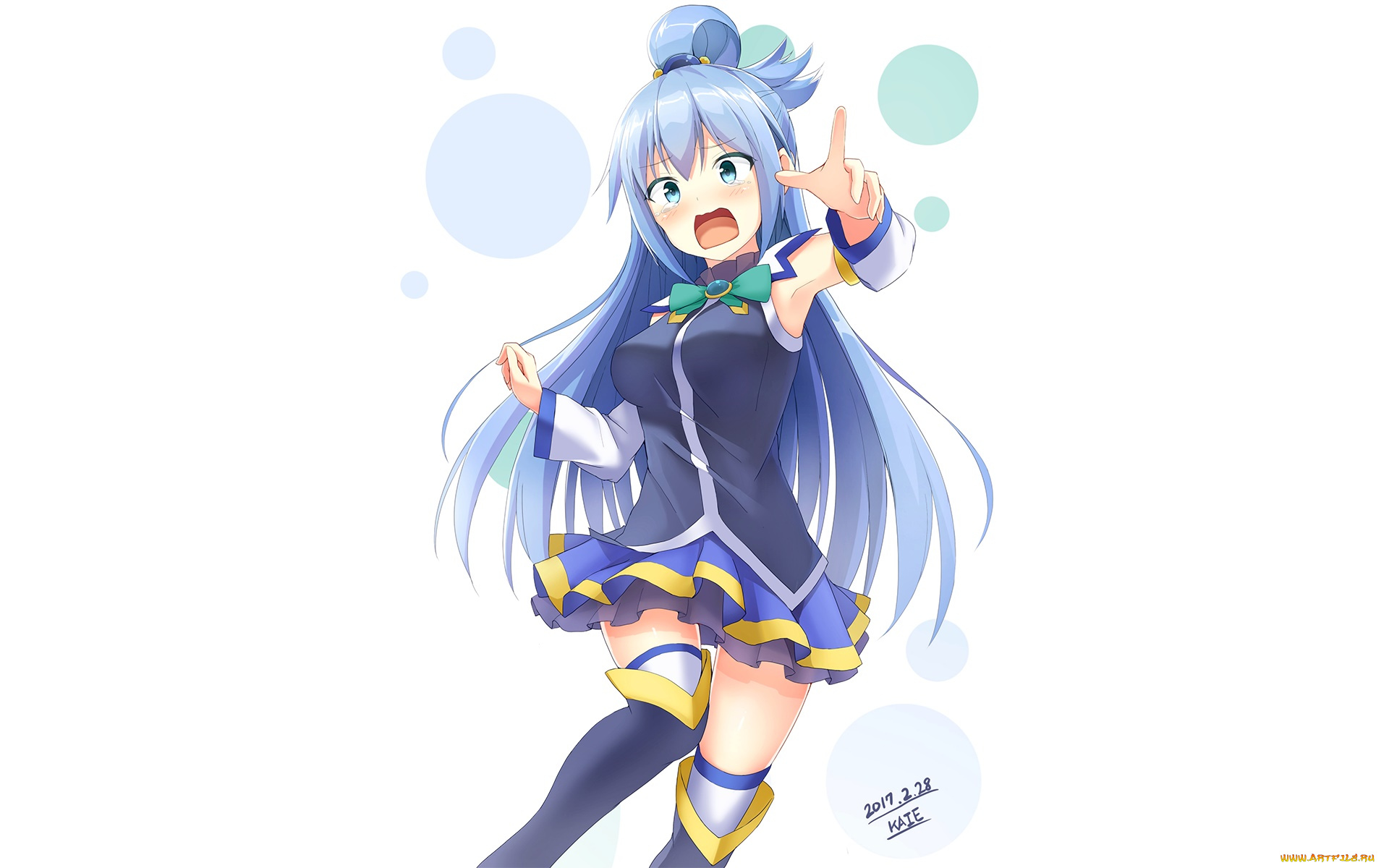 аниме, kono, subarashii, sekai, ni, shukufuku, wo, взгляд, девушка, фон