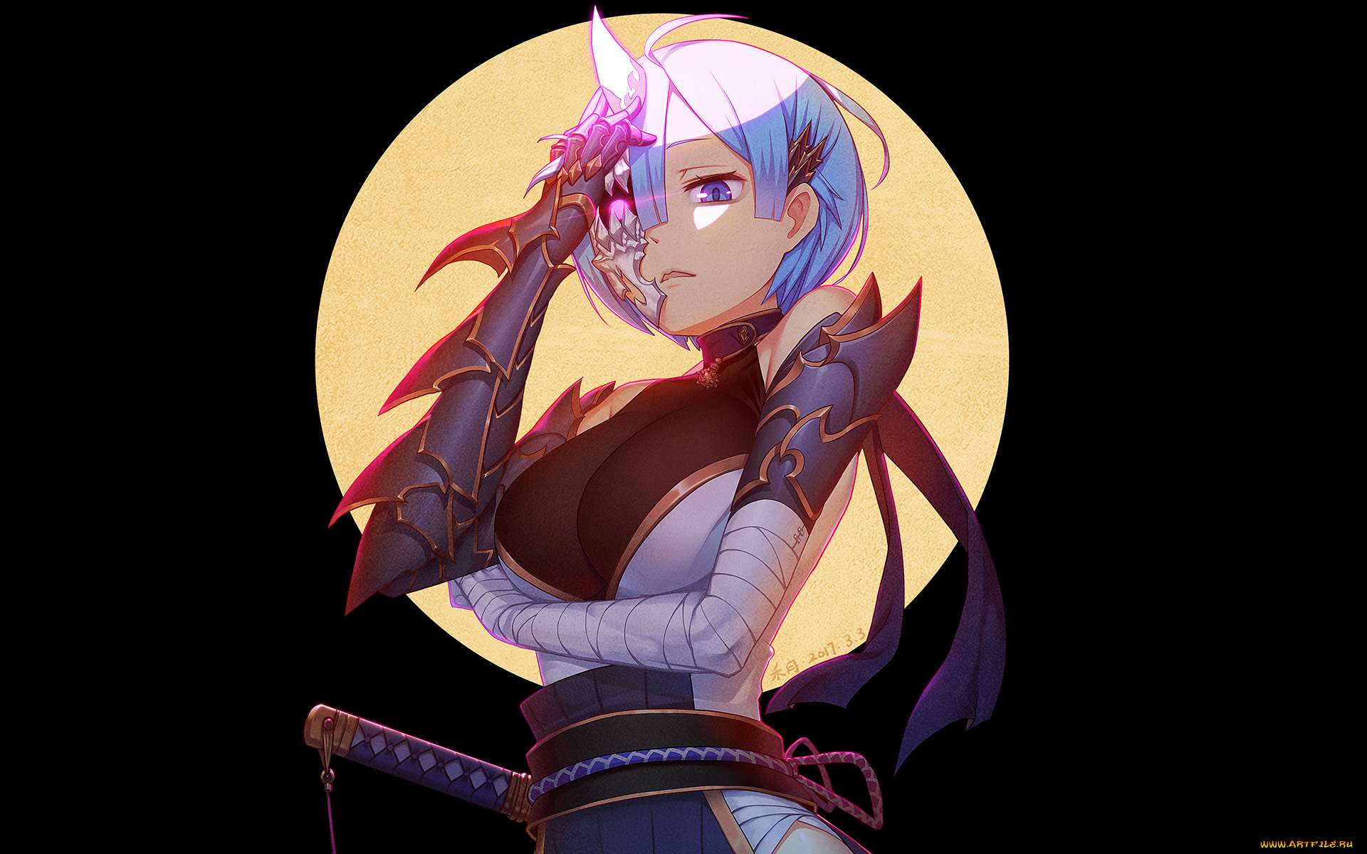 аниме, re, , zero, kara, hajimeru, isekai, seikatsu, взгляд, фон, девушка