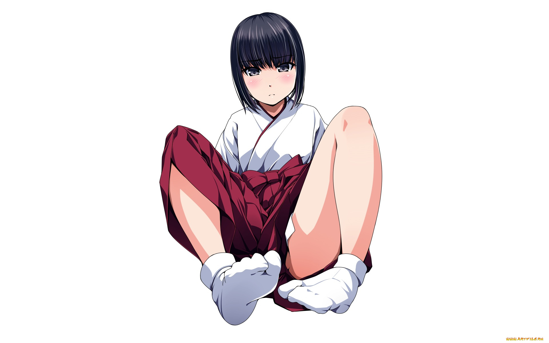 аниме, unknown, , другое, девушка, взгляд, фон