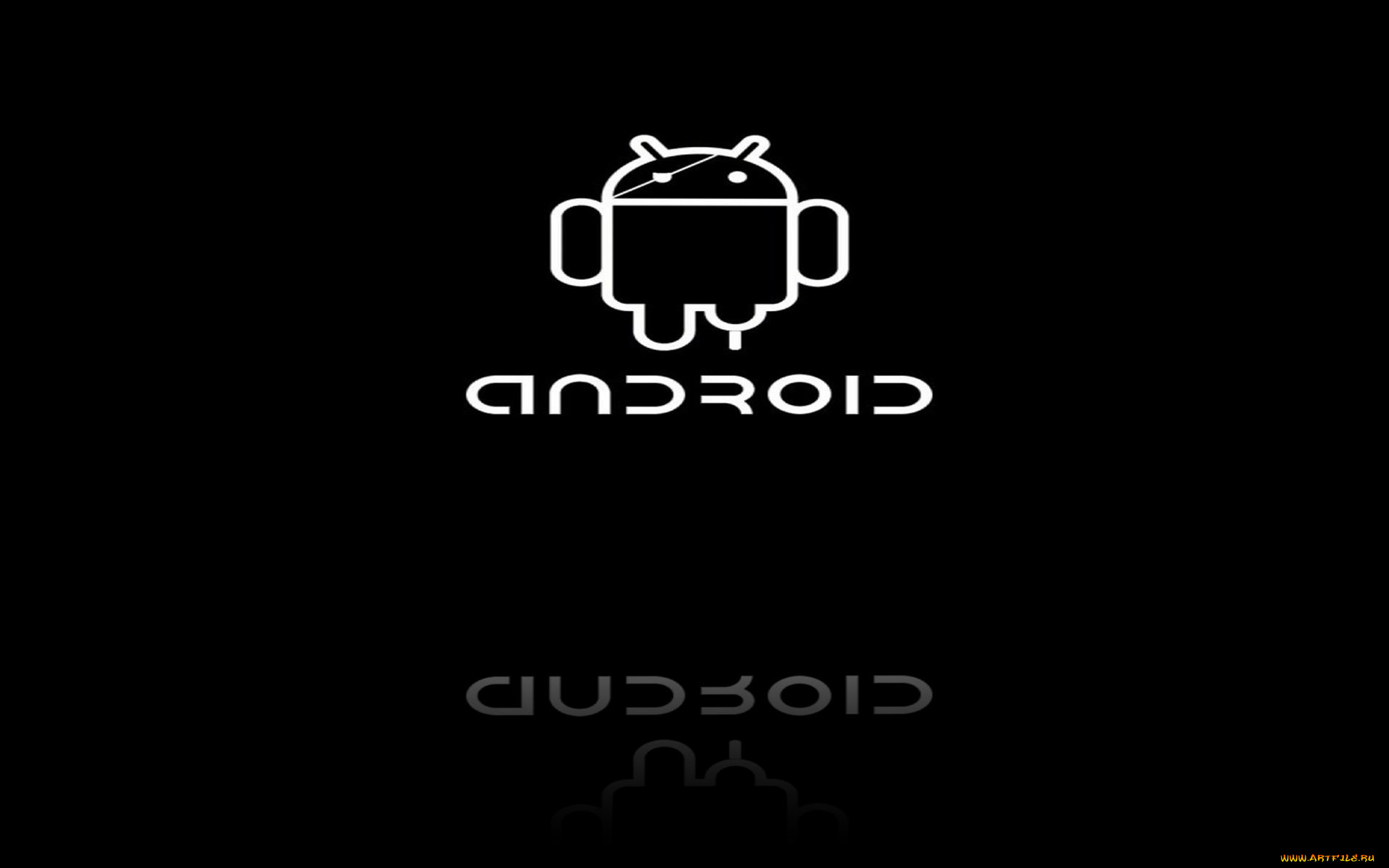 компьютеры, android, фон, логотип