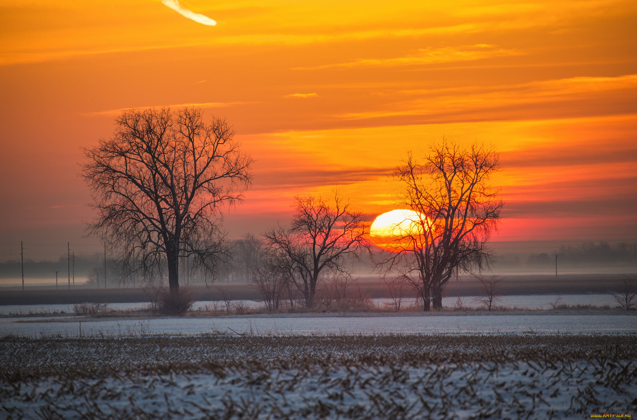 природа, восходы, закаты, рассвет