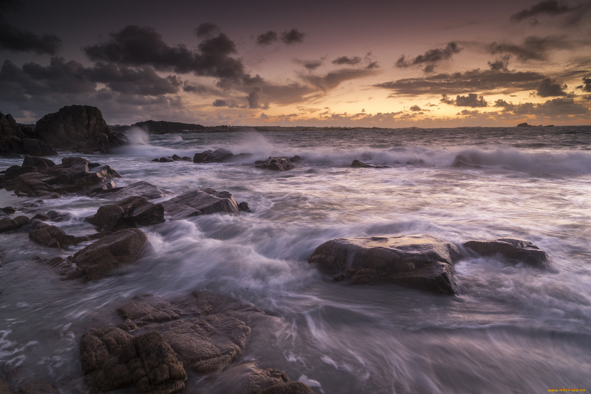 природа, побережье, берег, море