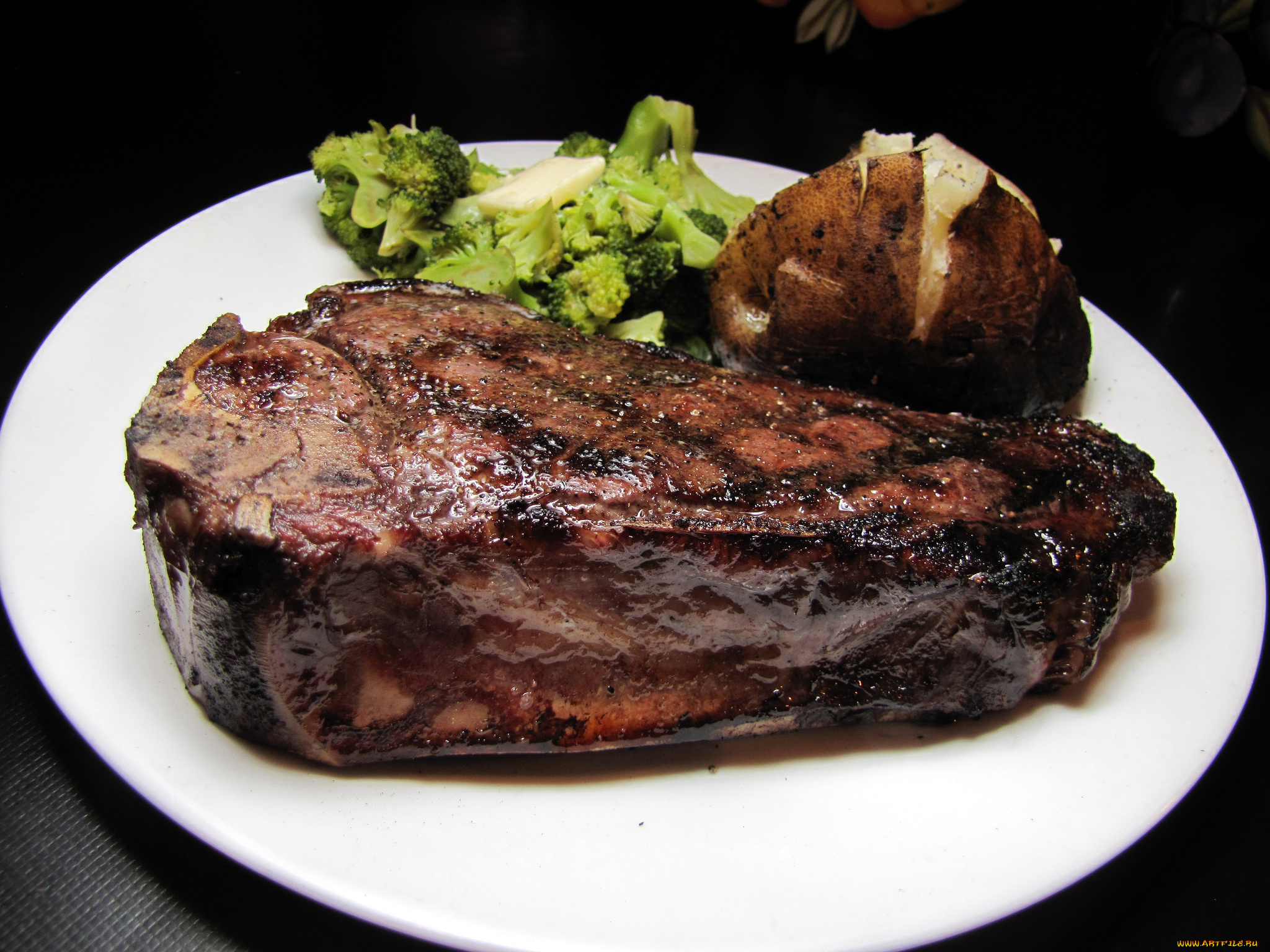 еда, мясные, блюда, стейк