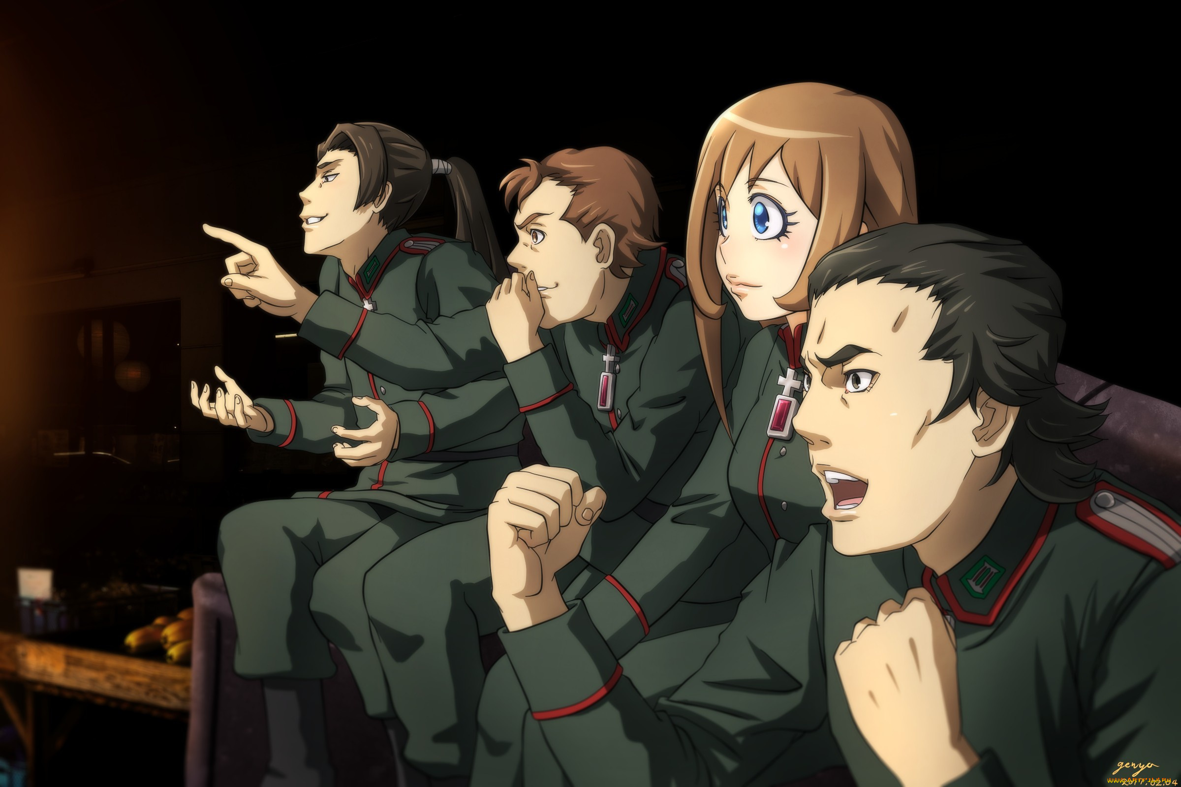 аниме, youjo, senki, youjo, senki