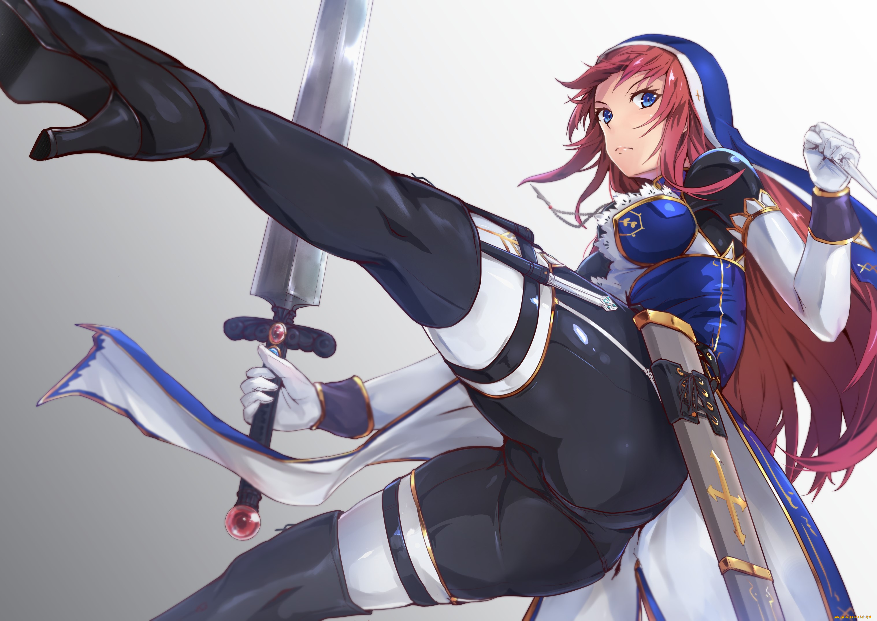 аниме, оружие, , техника, , технологии, девушкa