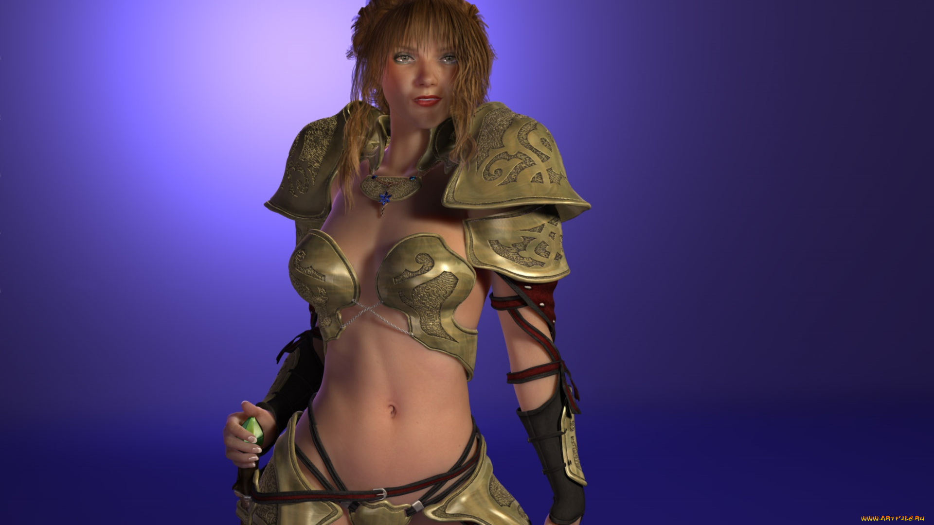 3д, графика, фантазия, , fantasy, фон, взгляд, девушка