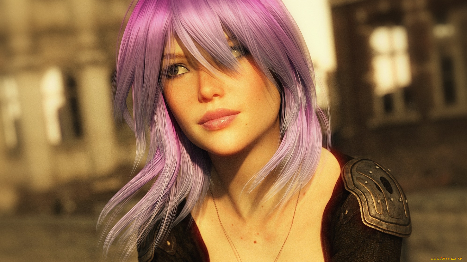 3д, графика, портрет, , portraits, девушка, взгляд, фон