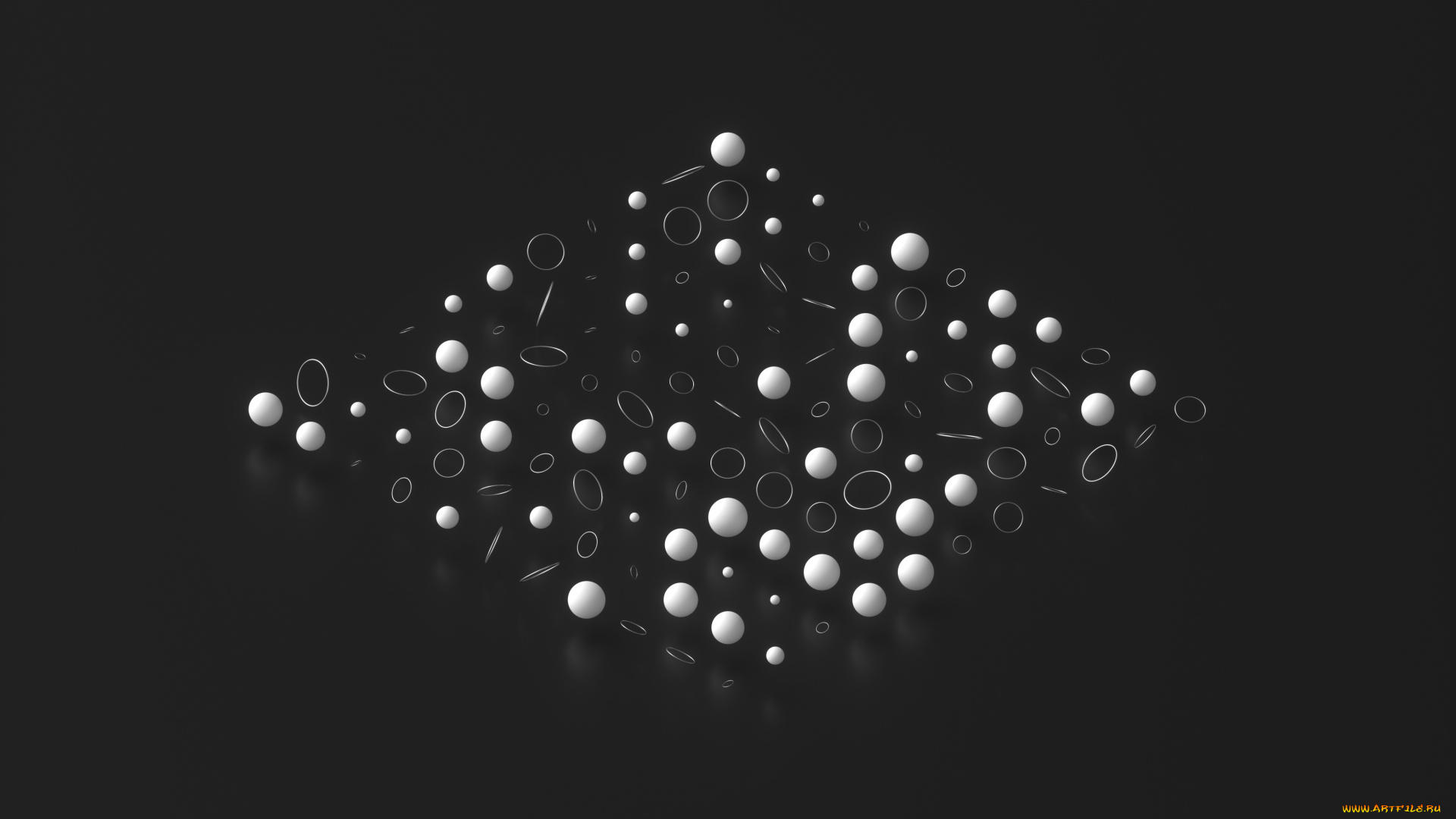 3д, графика, шары, , balls, шары, фон