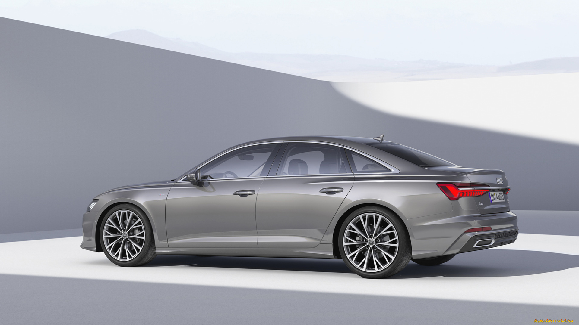 audi, a6, 2019, автомобили, audi, a6, серый, 2019