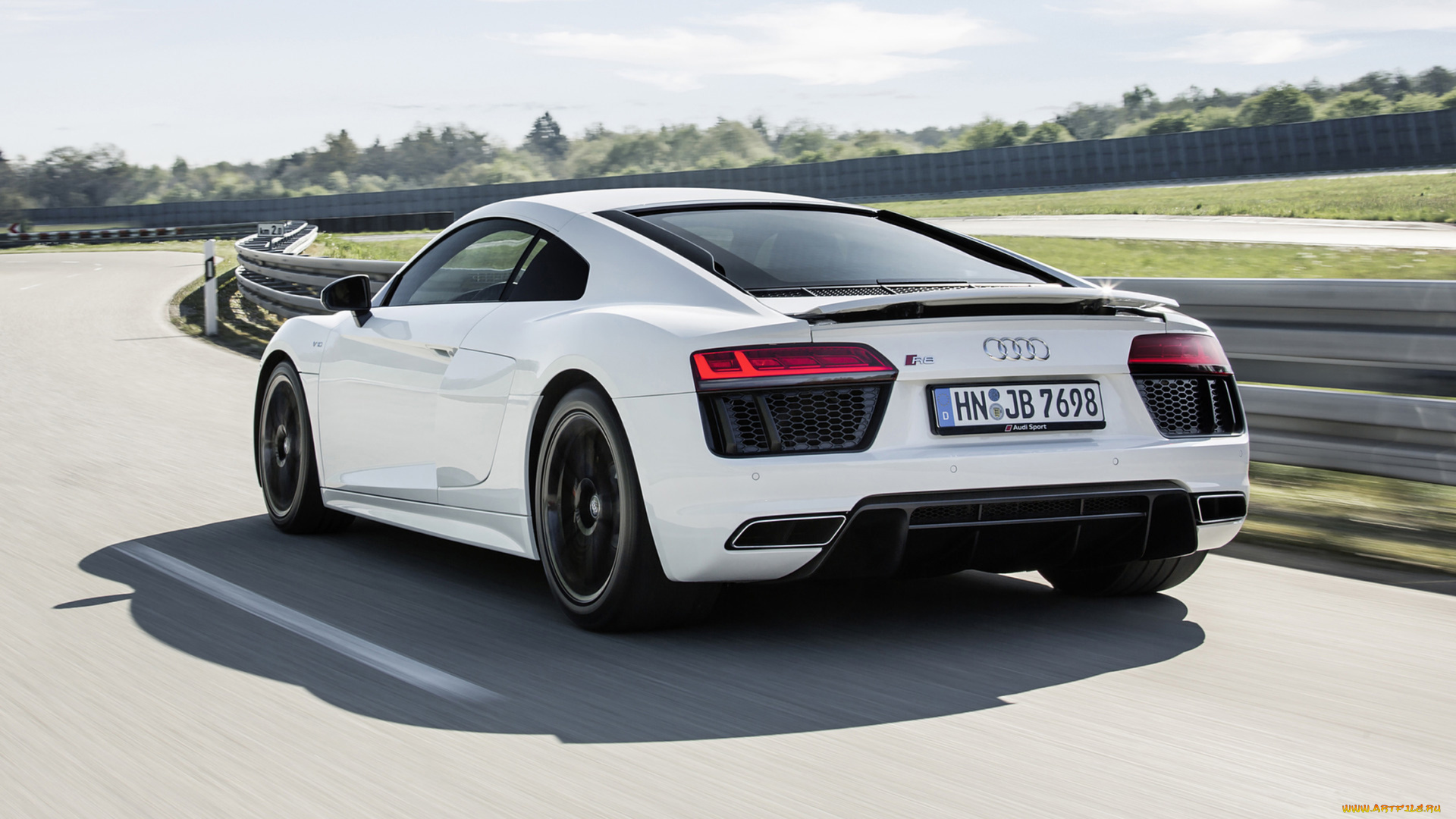 audi, r8, rws, 2018, автомобили, audi, белый, 2018, rws, r8