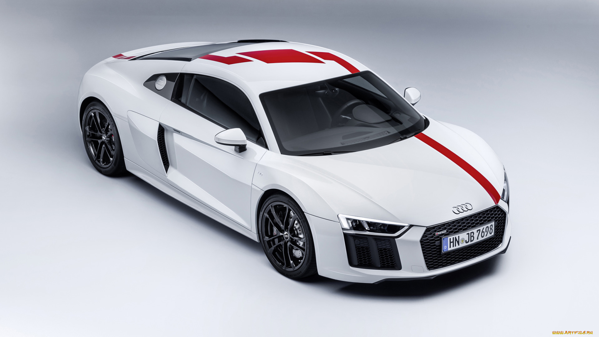 audi, r8, rws, 2018, автомобили, audi, r8, rws, 2018, белый