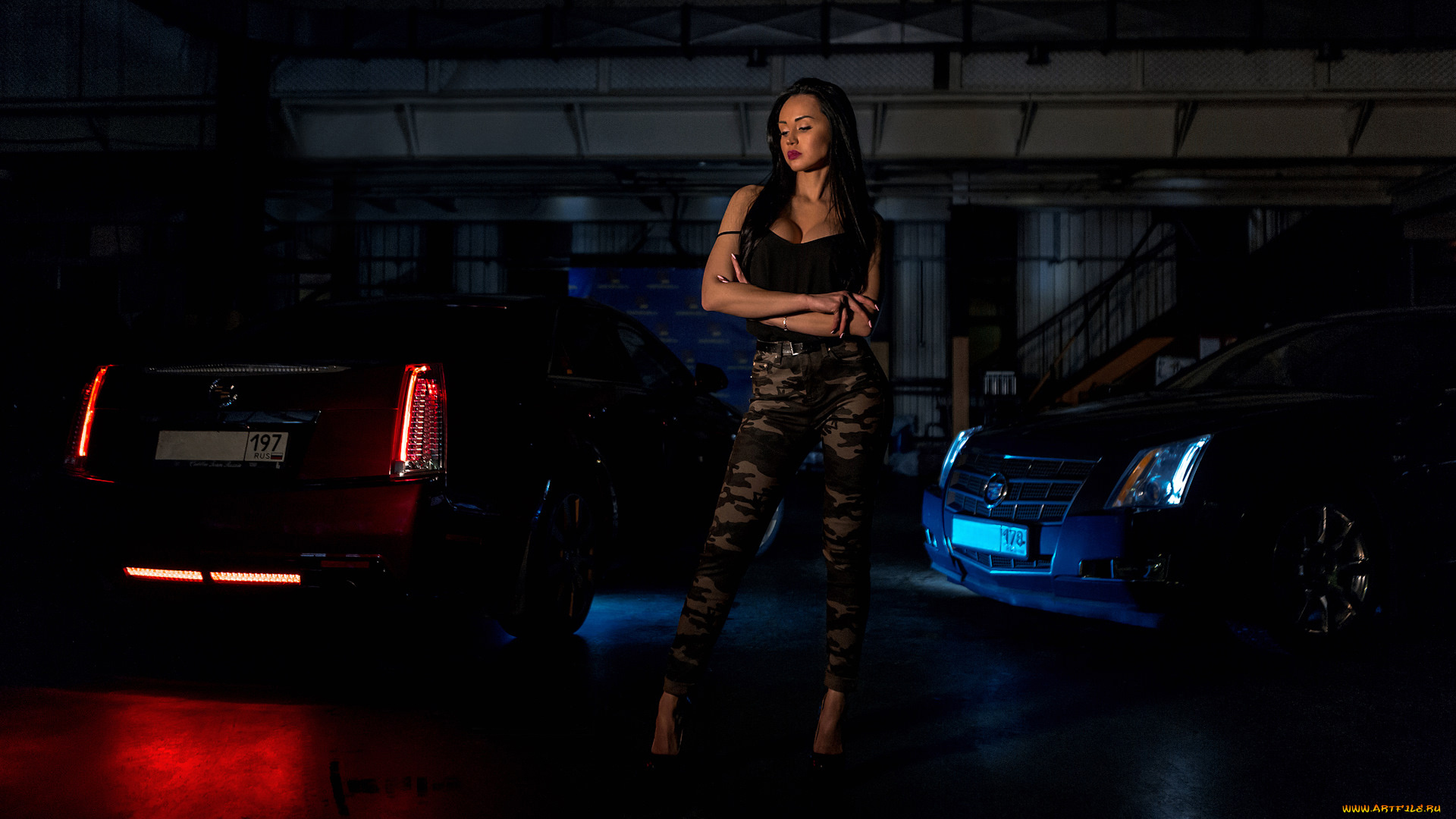 автомобили, -авто, с, девушками, cadillac