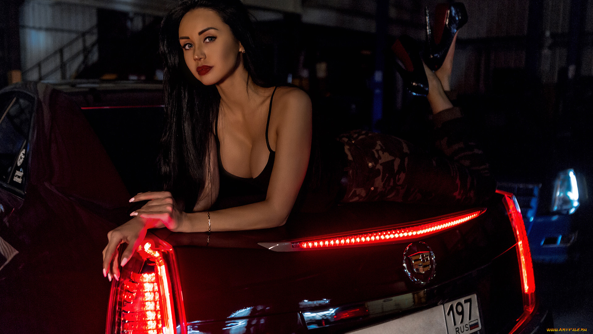 автомобили, -авто, с, девушками, cadillac