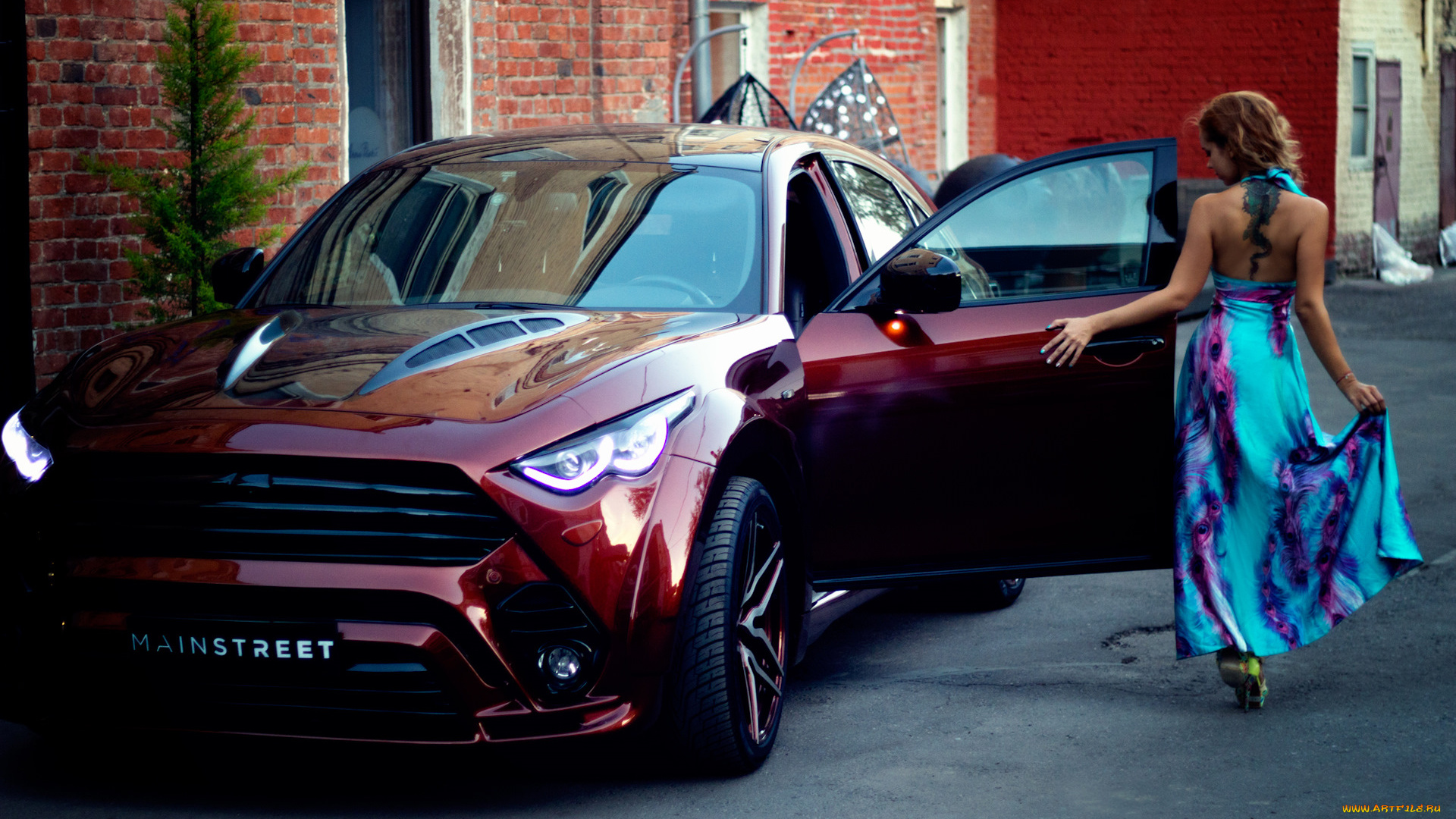 автомобили, -авто, с, девушками, infinity