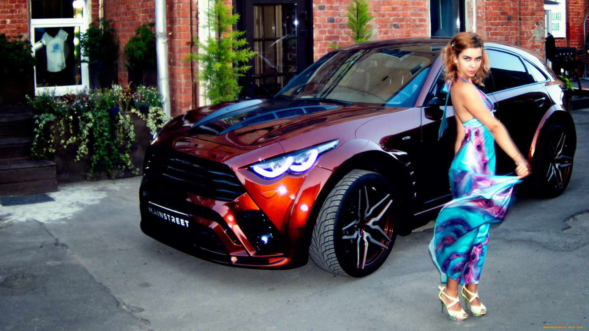 автомобили, -авто, с, девушками, infinity