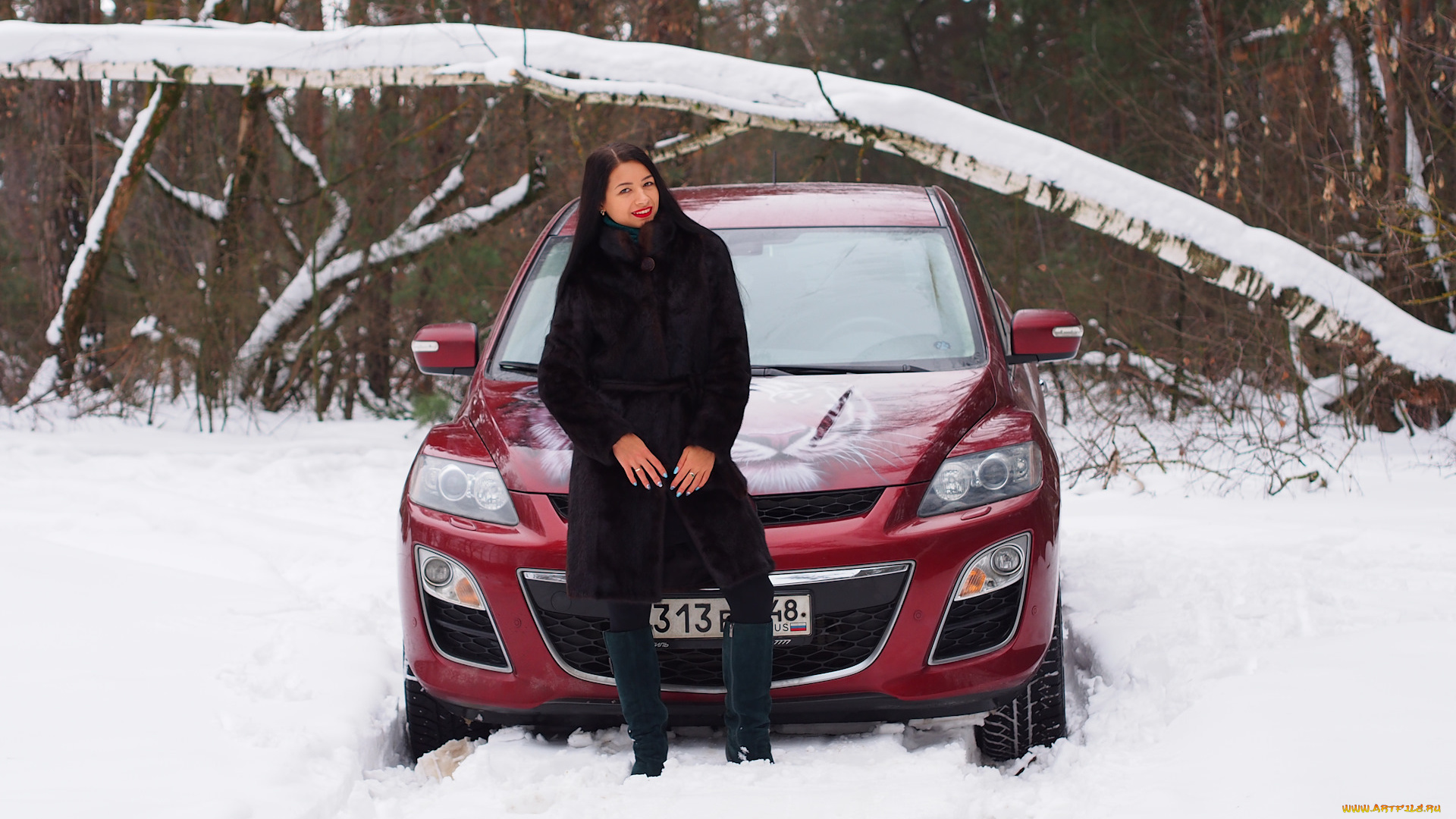 автомобили, -авто, с, девушками, mazda