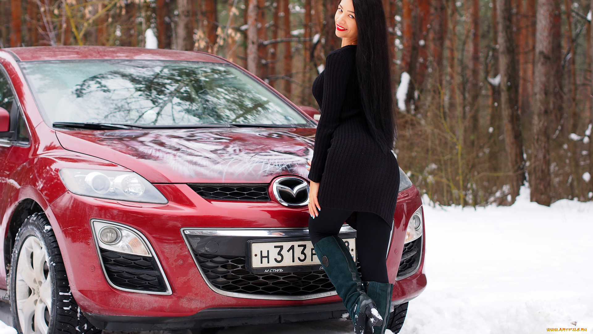автомобили, -авто, с, девушками, mazda