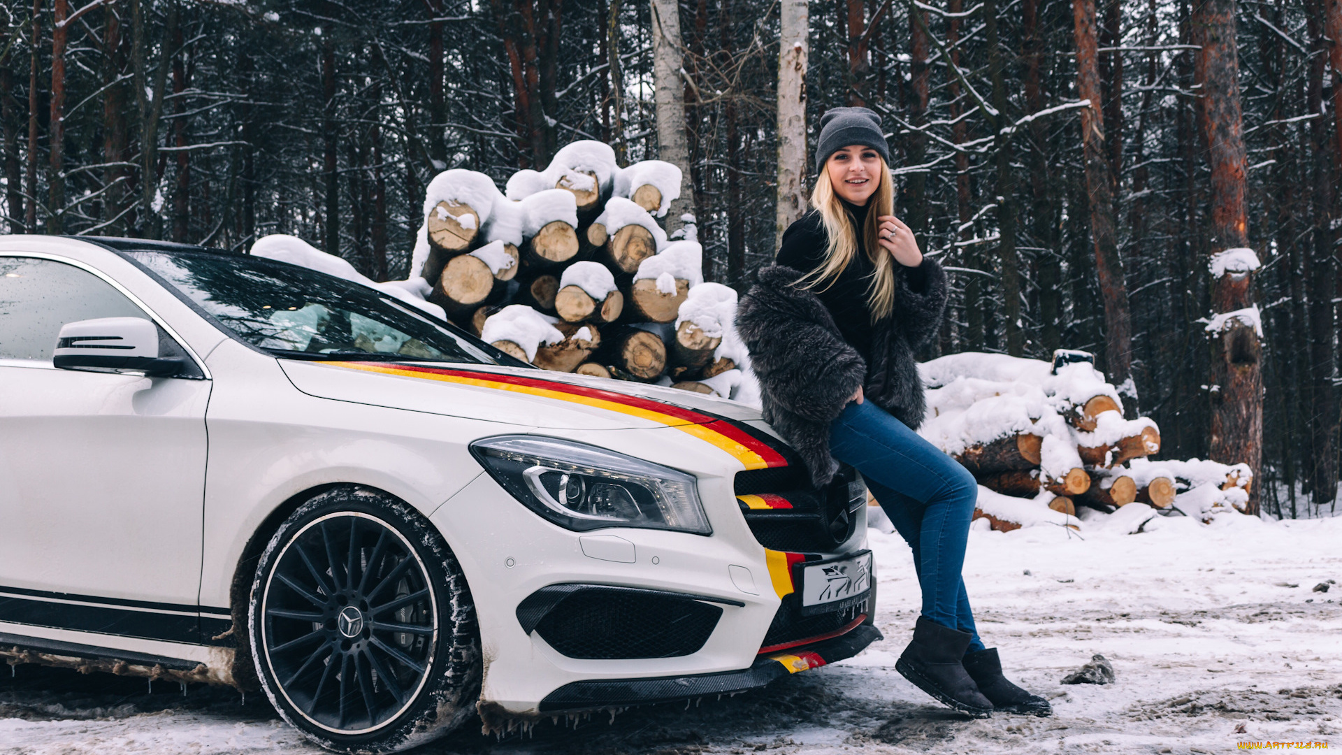 автомобили, -авто, с, девушками, mercedes