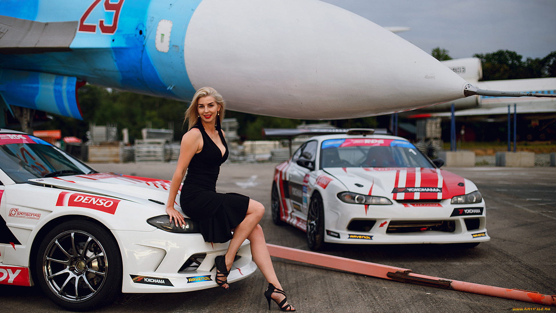 автомобили, -авто, с, девушками, nissan