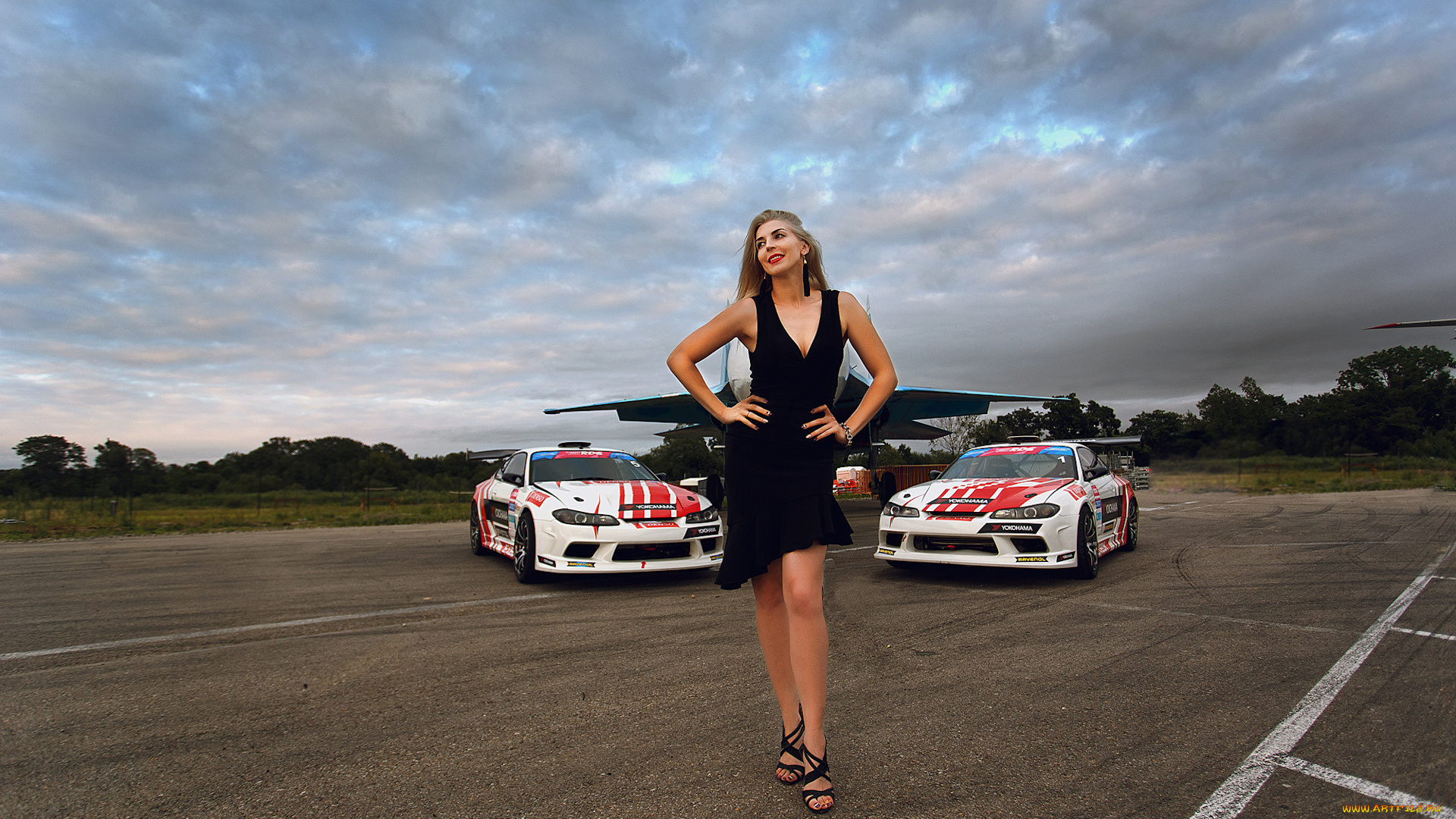 автомобили, -авто, с, девушками, nissan