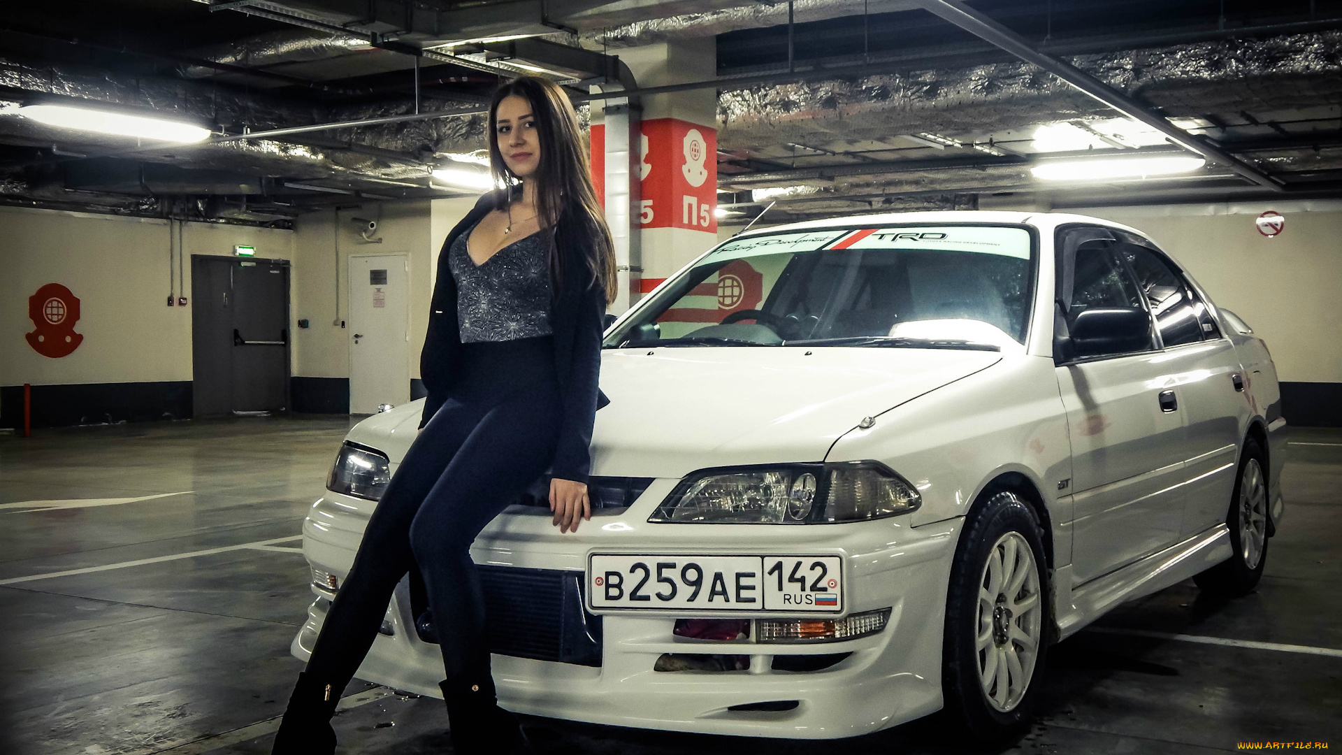 автомобили, -авто, с, девушками, toyota, carina, мария, gt, пoдземная, парковка, карина, бeлый