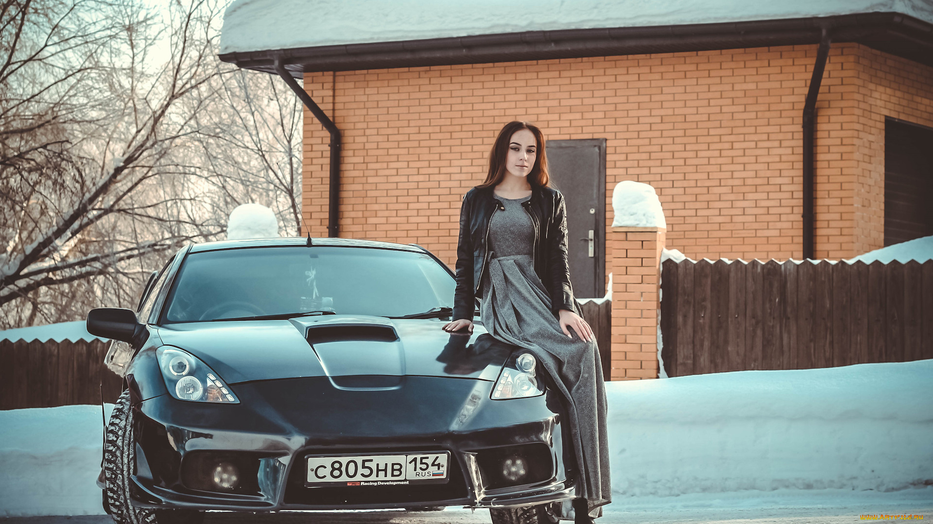 автомобили, -авто, с, девушками, toyota, celica