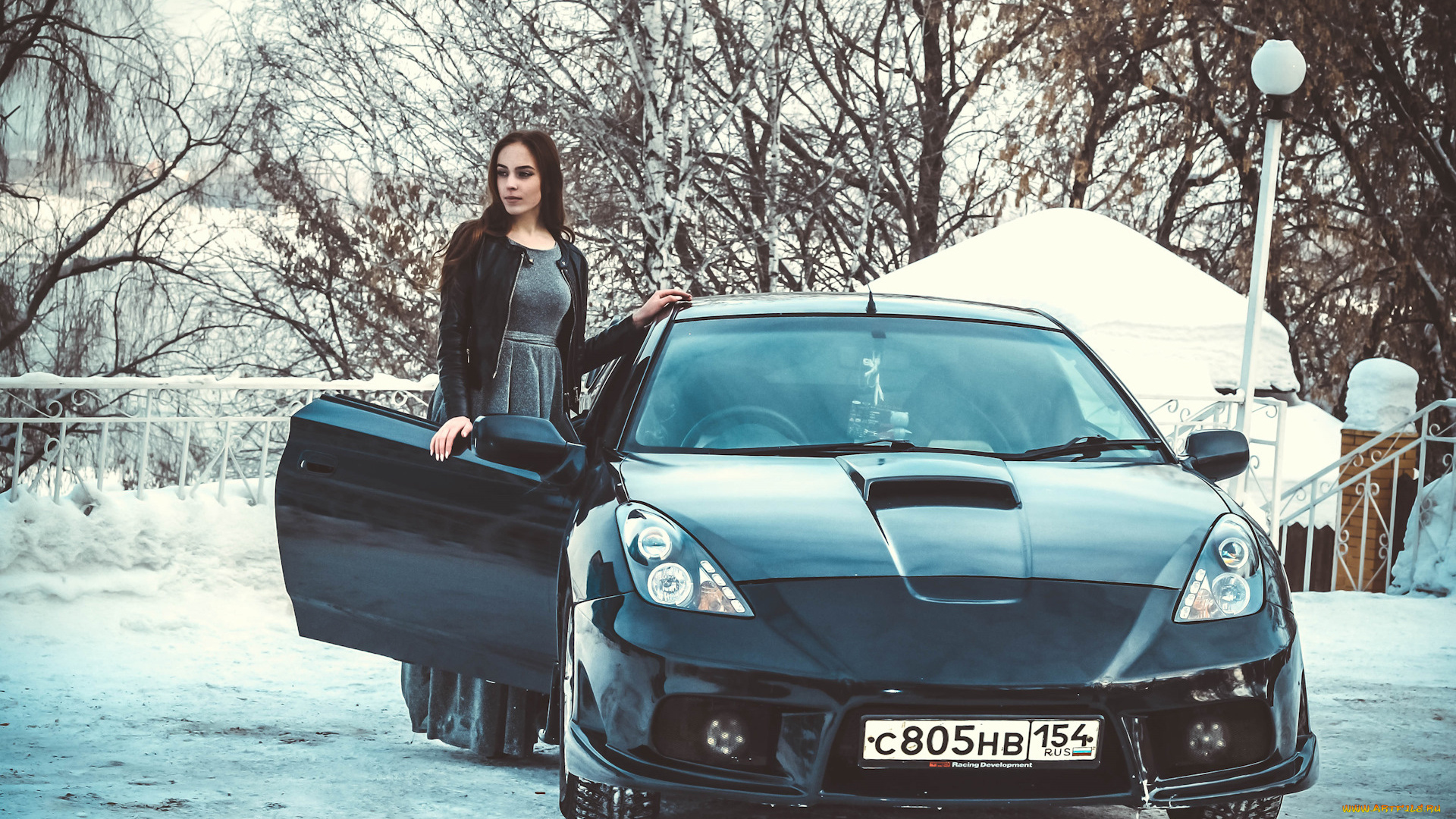 автомобили, -авто, с, девушками, toyota, celica