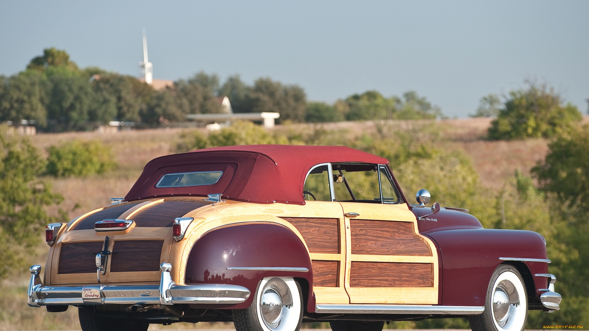 chrysler, town, &, country, convertible, 1946, автомобили, chrysler, 1946, convertible, country, town