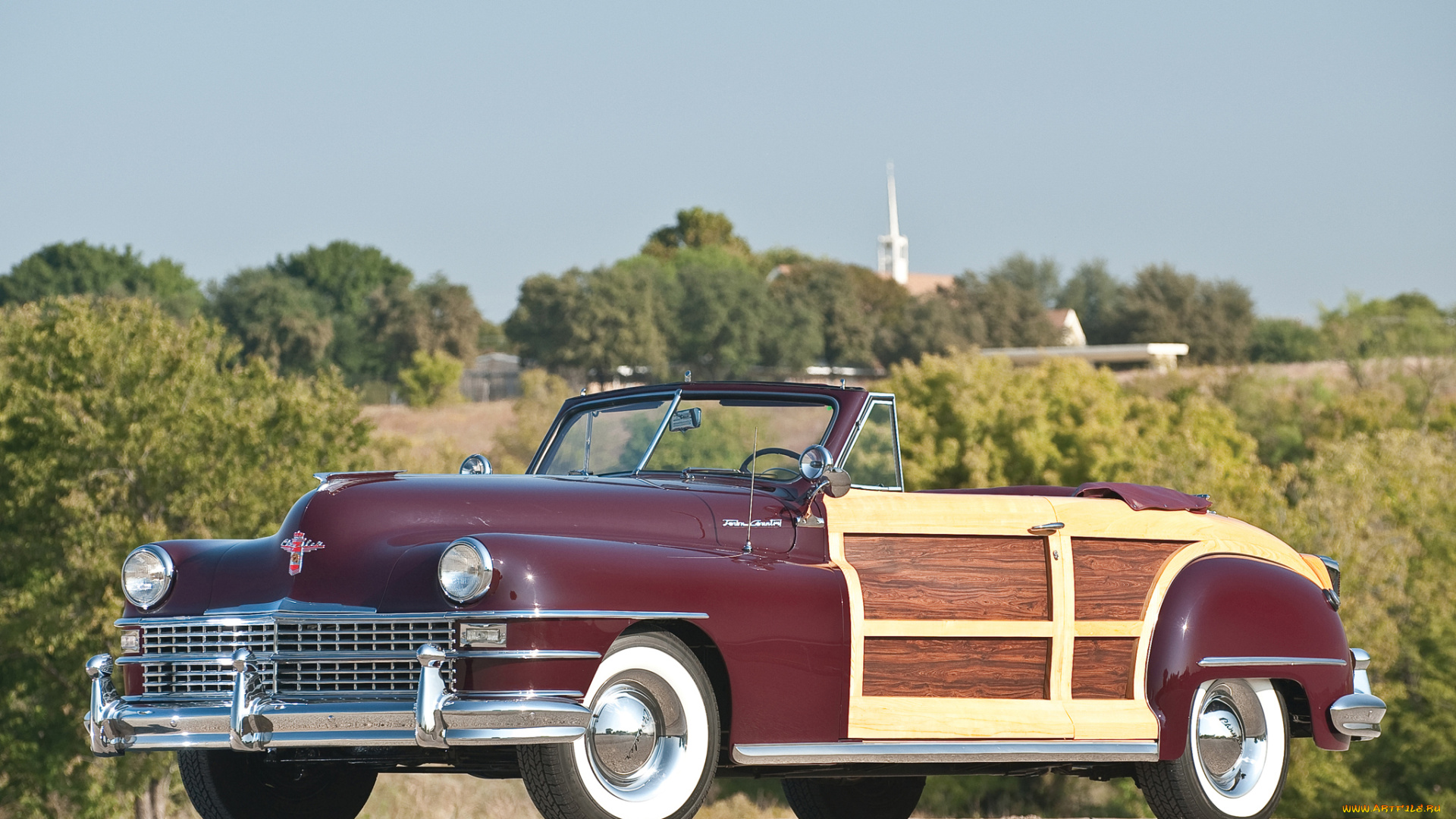 chrysler, town, &, country, convertible, 1946, автомобили, chrysler, 1946, convertible, country, town