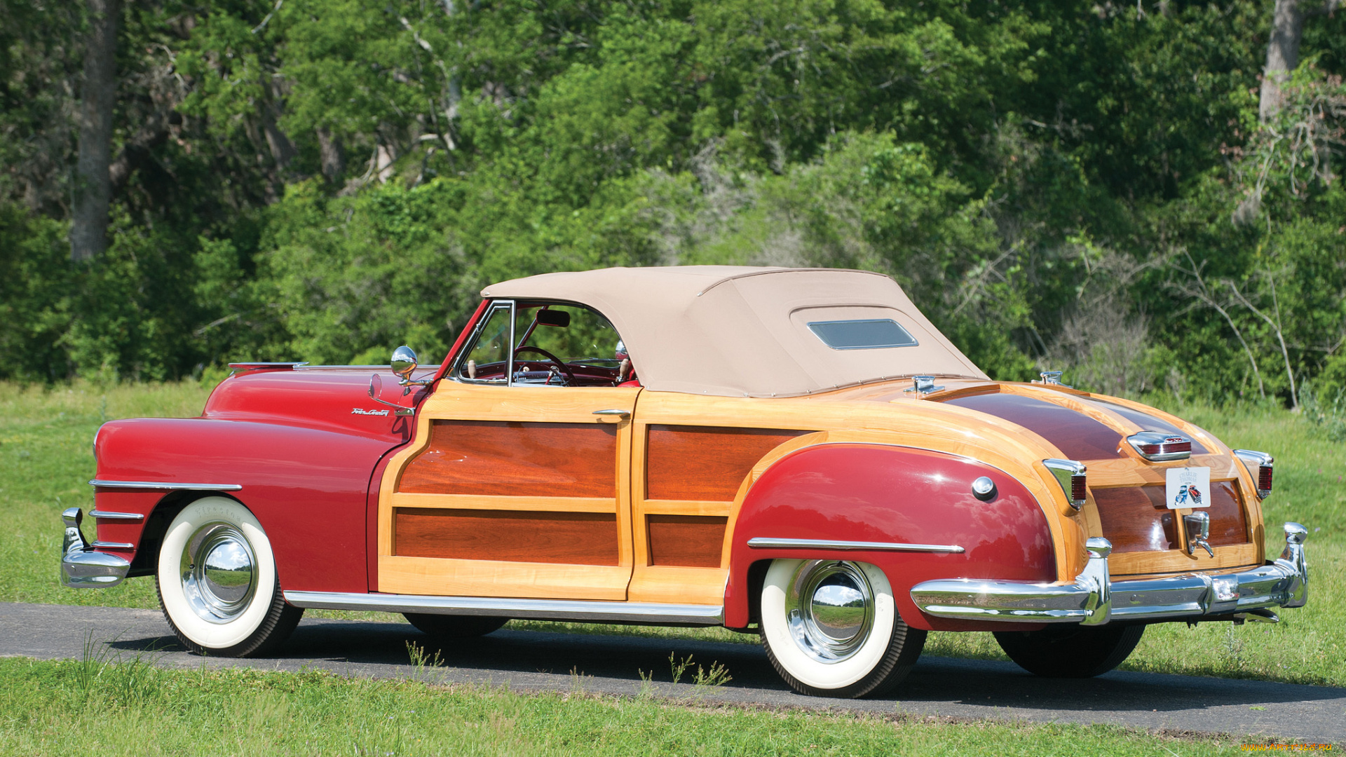 chrysler, town, &, country, convertible, 1946, автомобили, chrysler, 1946, convertible, country, town