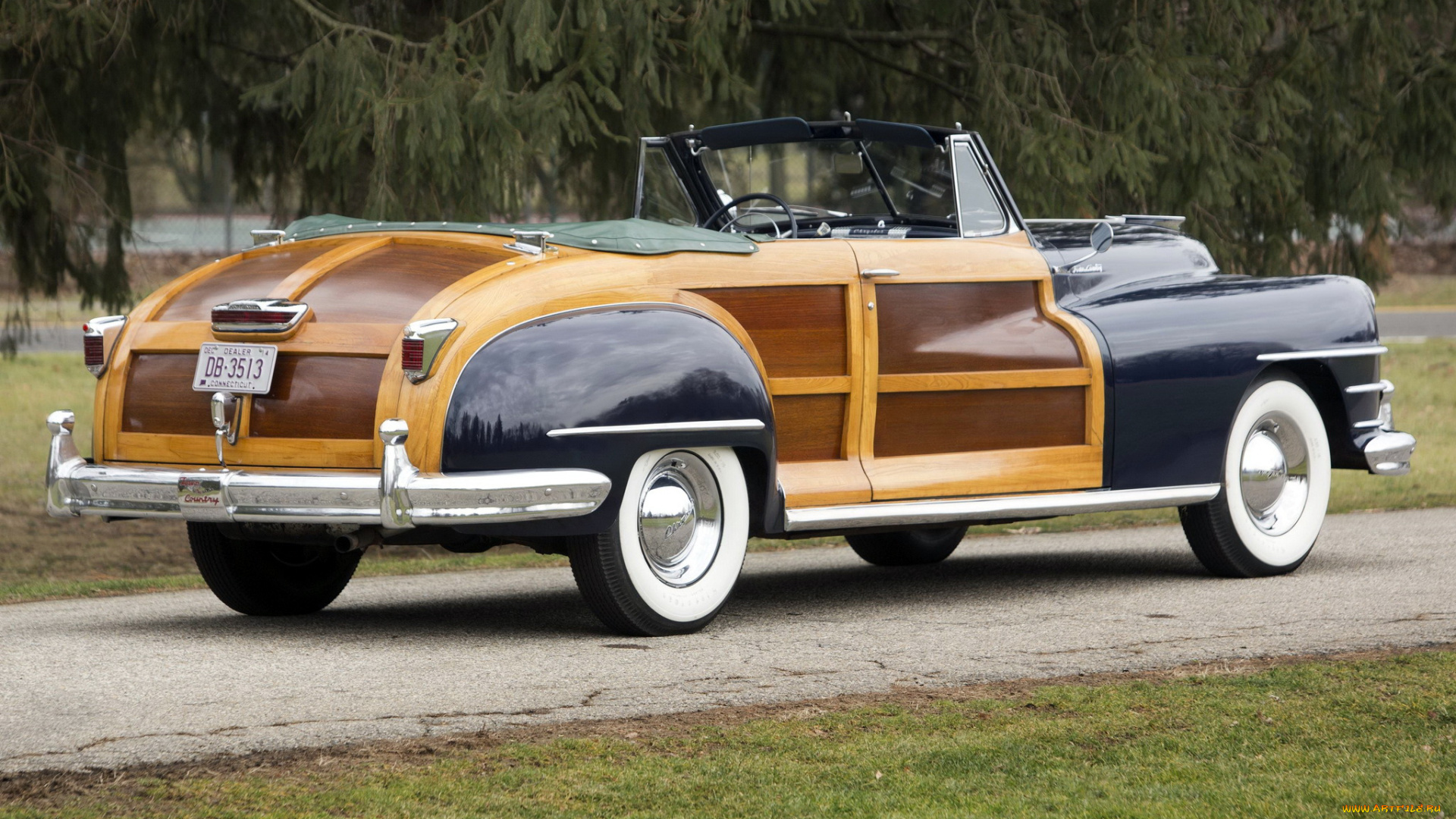 chrysler, town, &, country, convertible, 1947, автомобили, chrysler, town, convertible, country, 1947