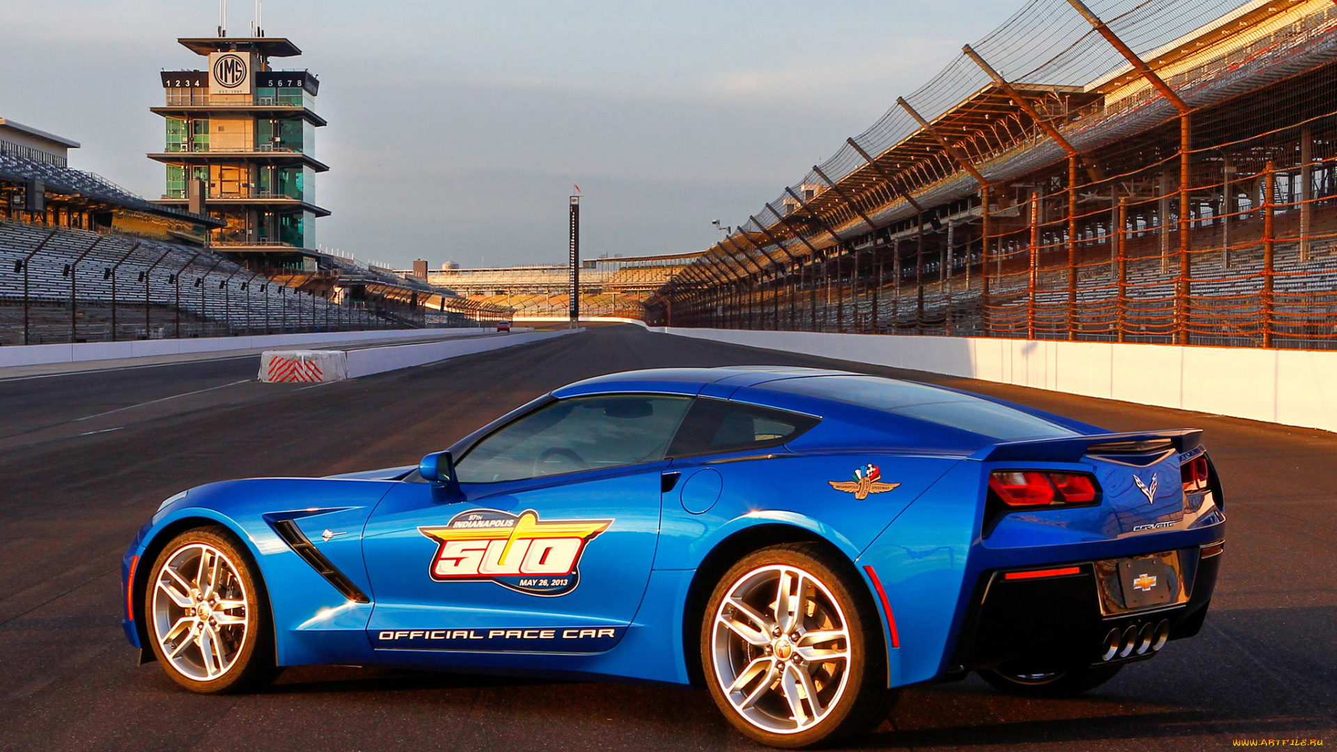 corvette, stingray, indy, 500, pace, car, 2013, автомобили, corvette, stingray, indy, 500, pace, car, 2013, blue