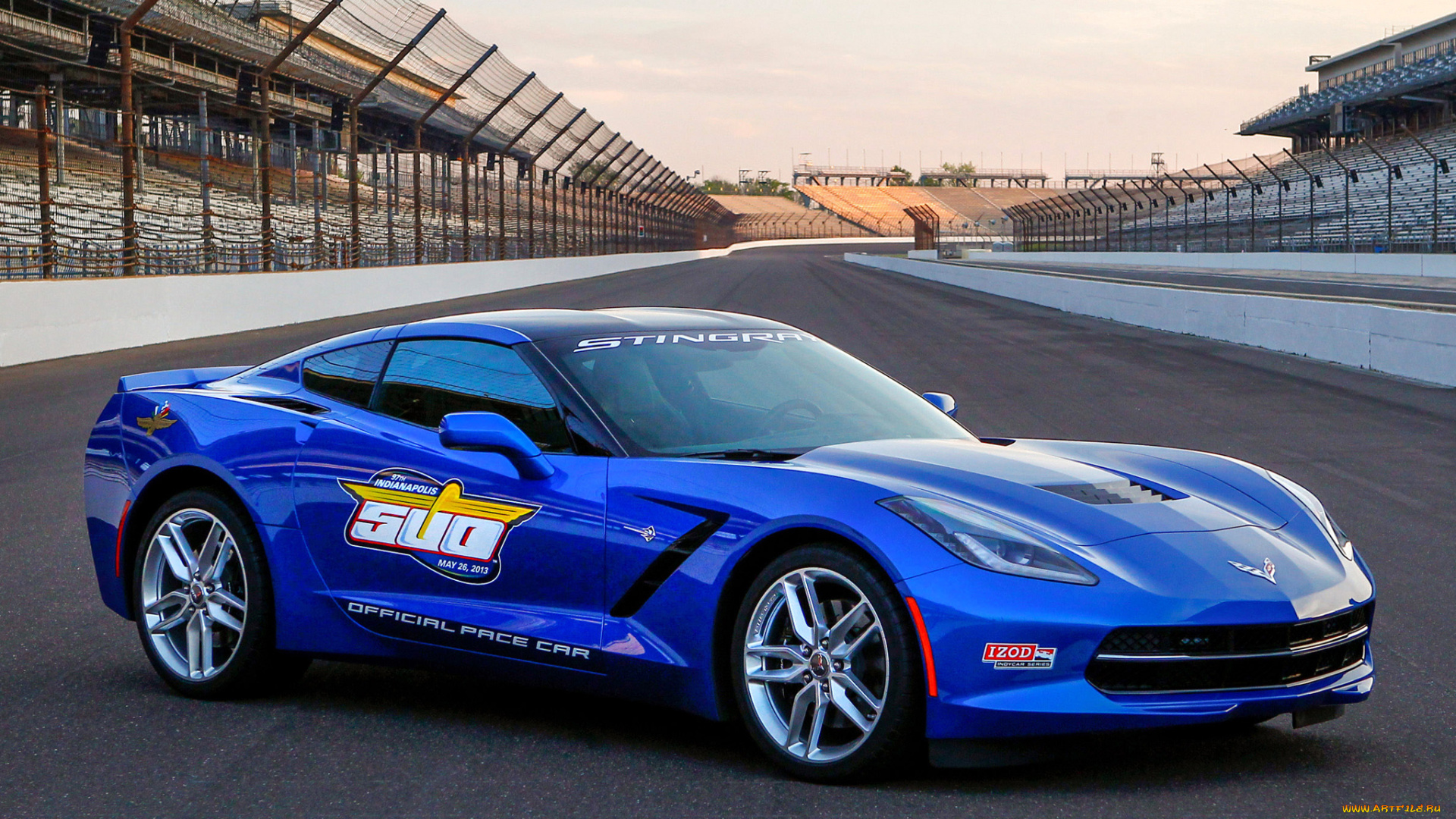 corvette, stingray, indy, 500, pace, car, 2013, автомобили, corvette, stingray, indy, 500, pace, car, 2013, blue