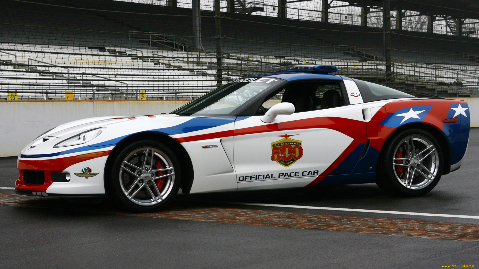 corvette, z06, indianapolis, 500, pace, car, 2006, автомобили, corvette, z06, indianapolis, 500, pace, car, 2006