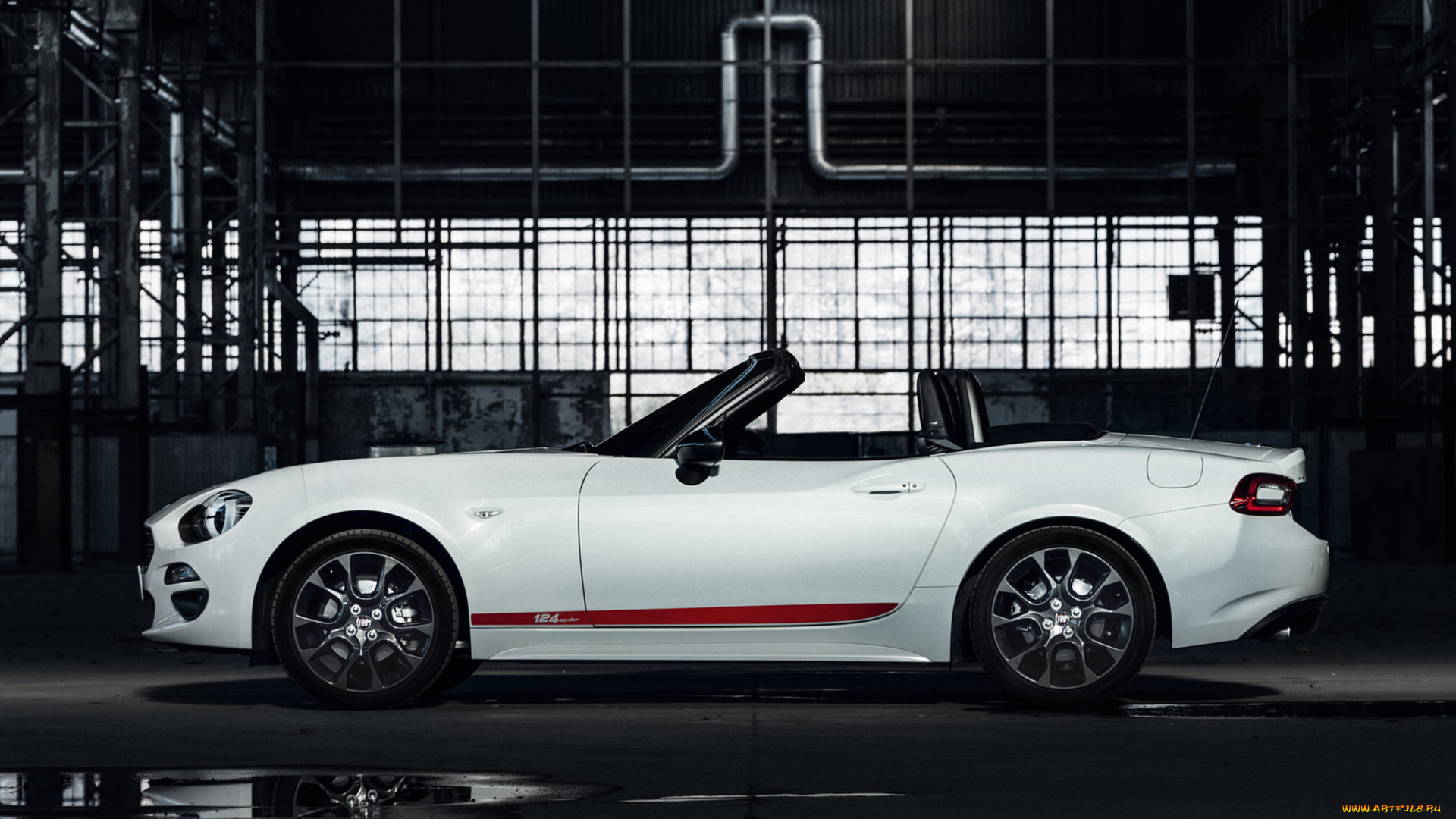 fiat, 124, spider, s-design, 2018, автомобили, fiat, белый, 2018, s-design, spider, 124