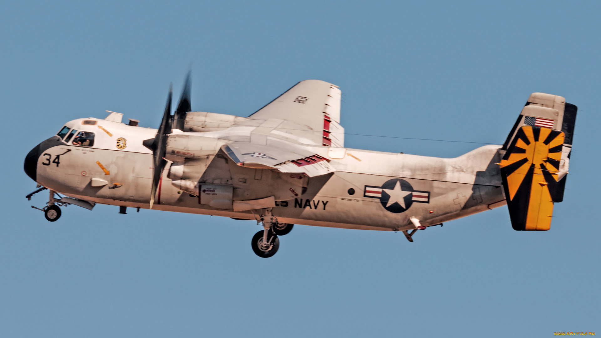 grumman, c-2a, greyhound, авиация, боевые, самолёты, ввс