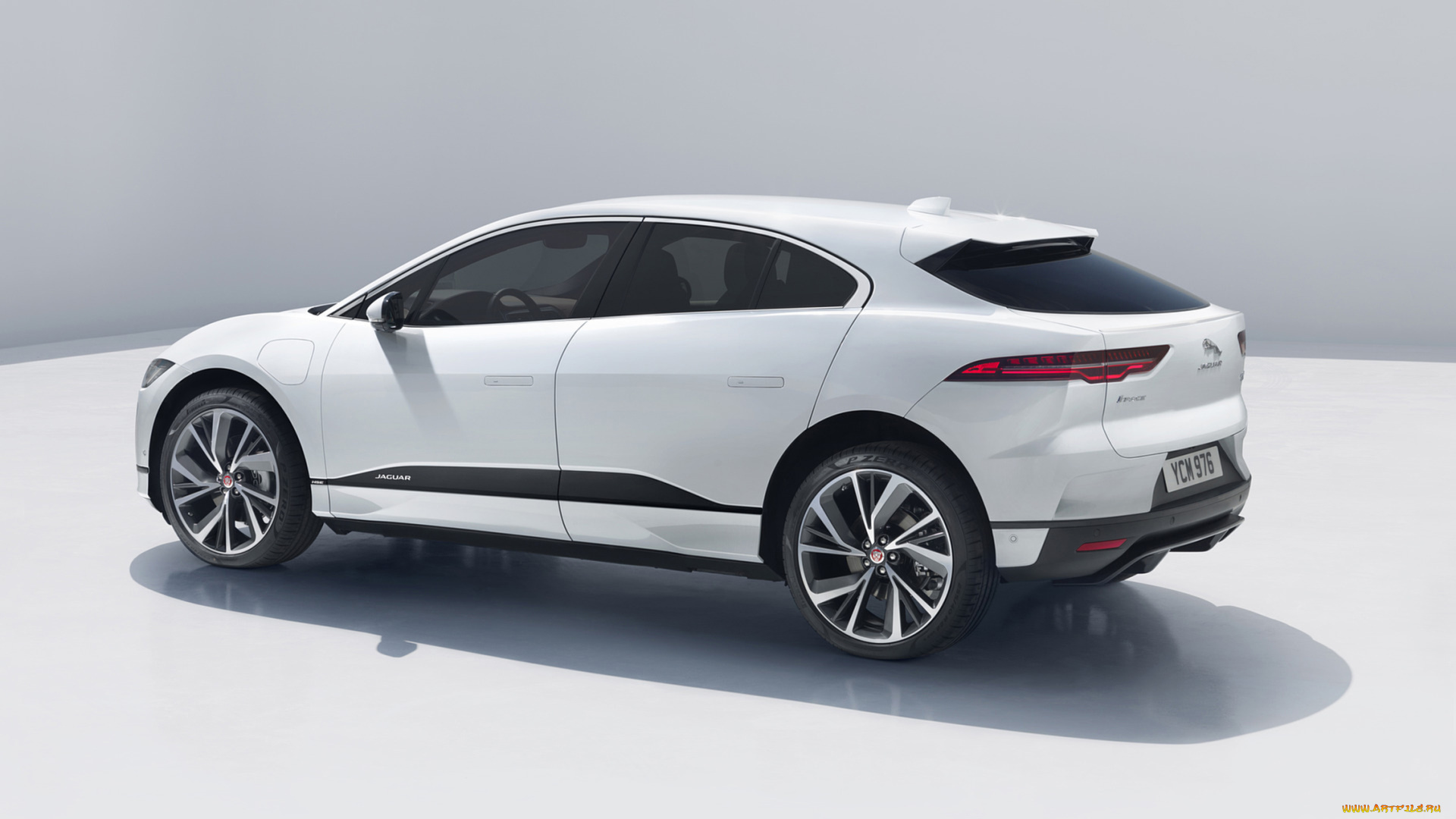 jaguar, i-pace, 2019, автомобили, jaguar, i-pace, 2019, белый