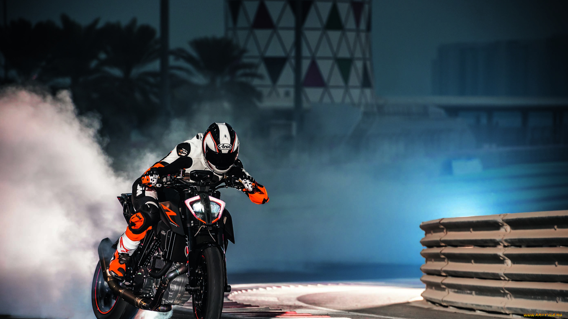 ktm, super, duke, 1290r, мотоциклы, ktm, дрифт, абу, даби, super, duke, 1290r