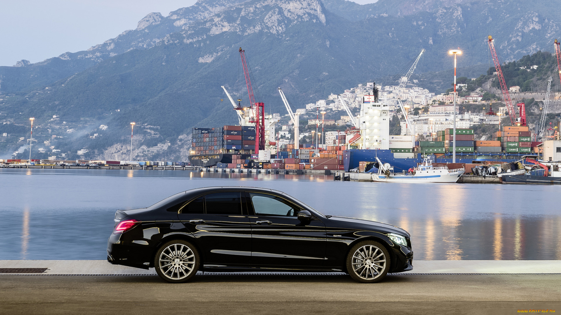 mercedes-benz, amg, c43, 4matic, 2019, автомобили, mercedes-benz, c43, amg, чёрный, 2019, 4matic