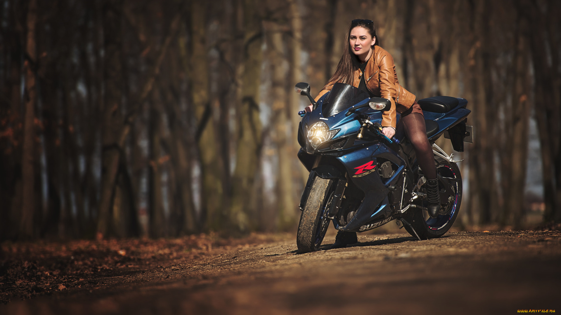 мотоциклы, мото, с, девушкой, мотоцикл, девушка