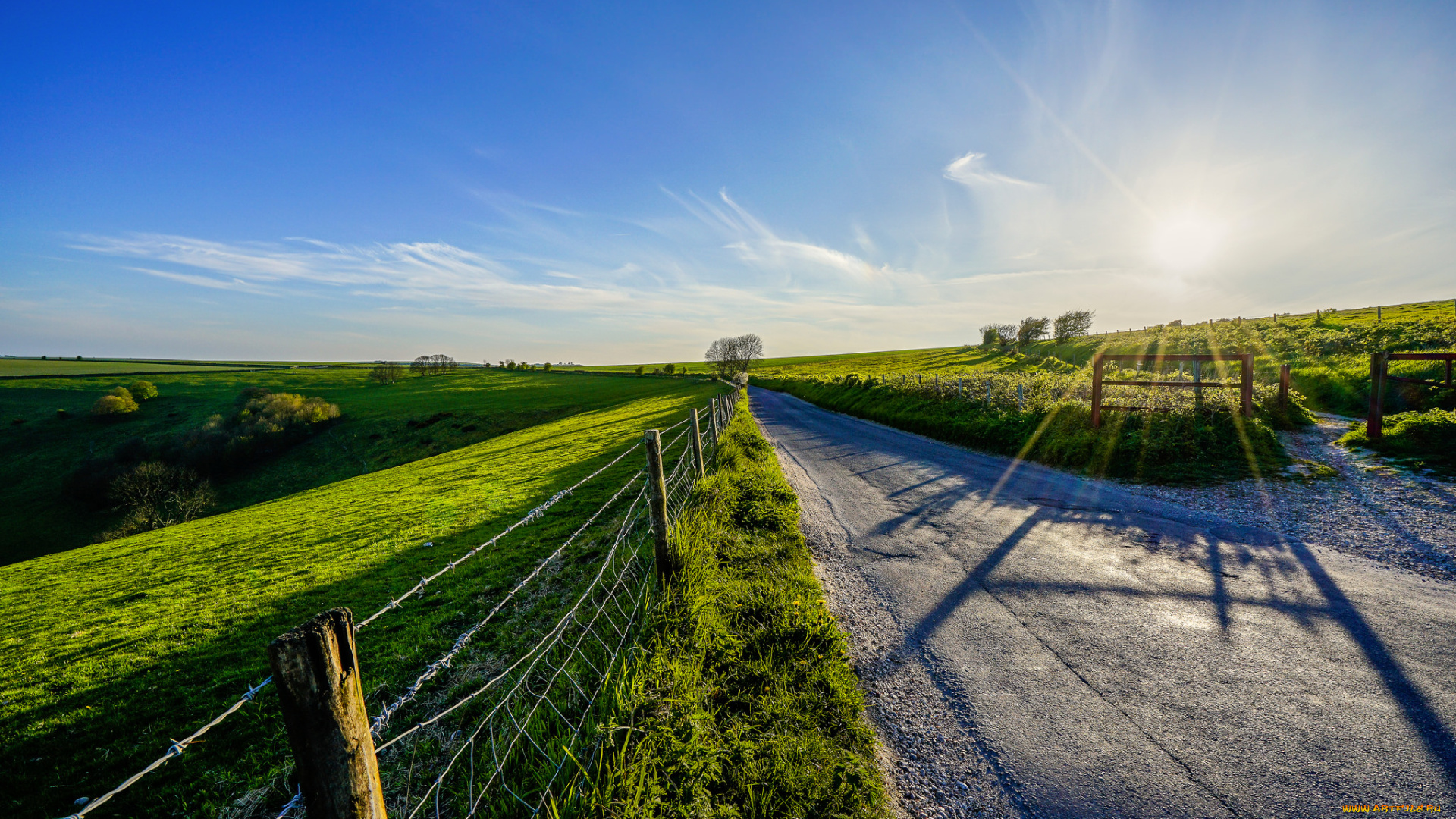 природа, дороги, простор