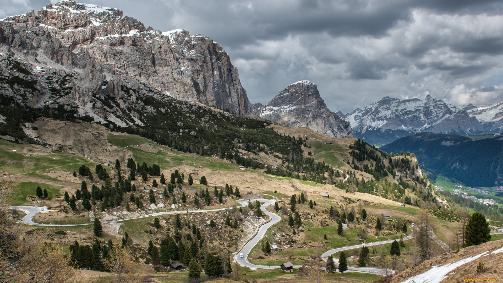 природа, горы, простор