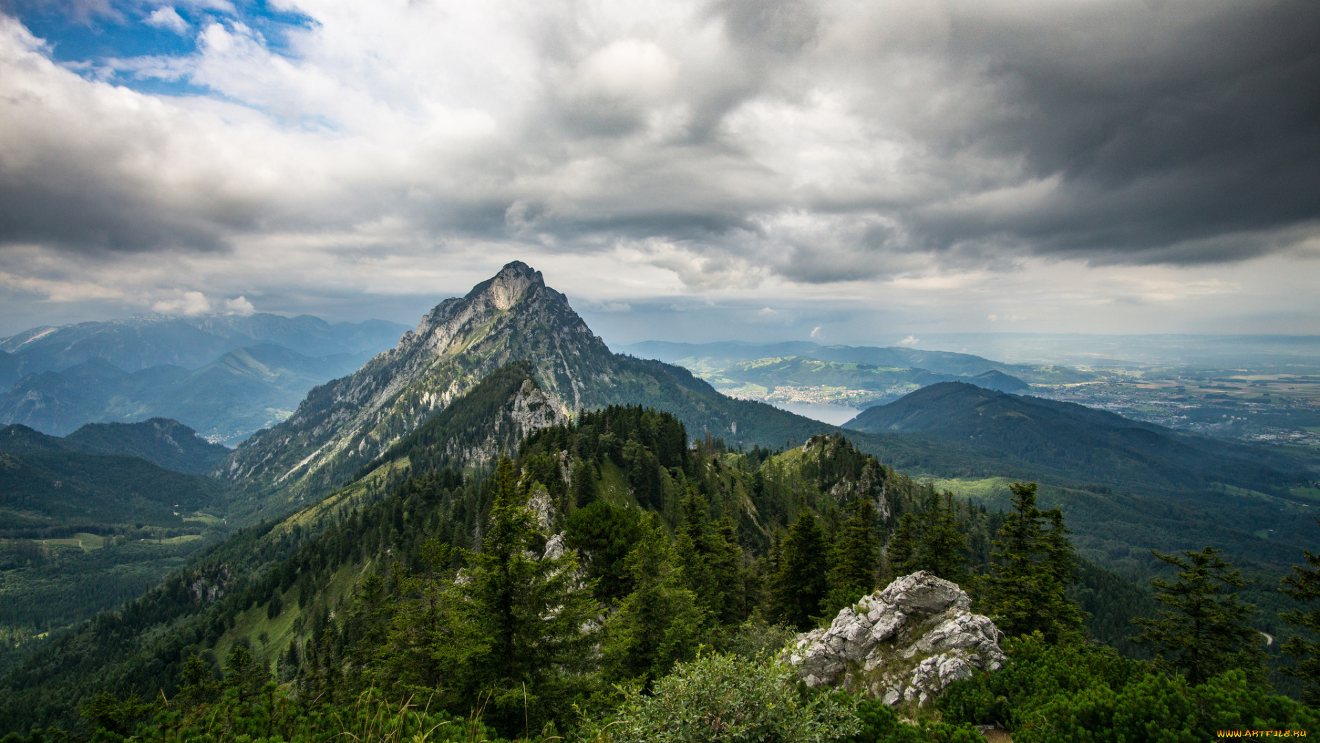 природа, горы, простор