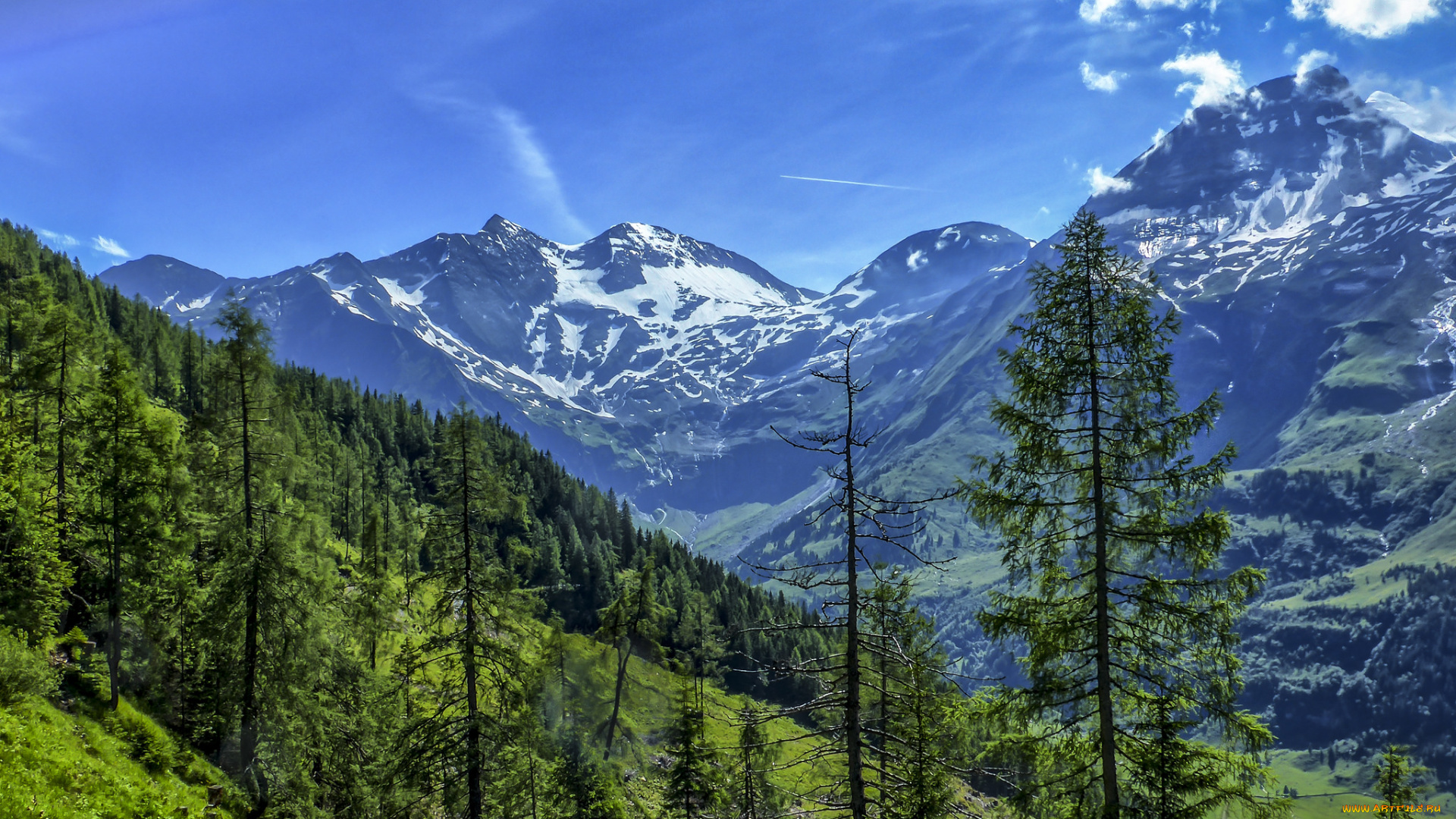 природа, горы, простор