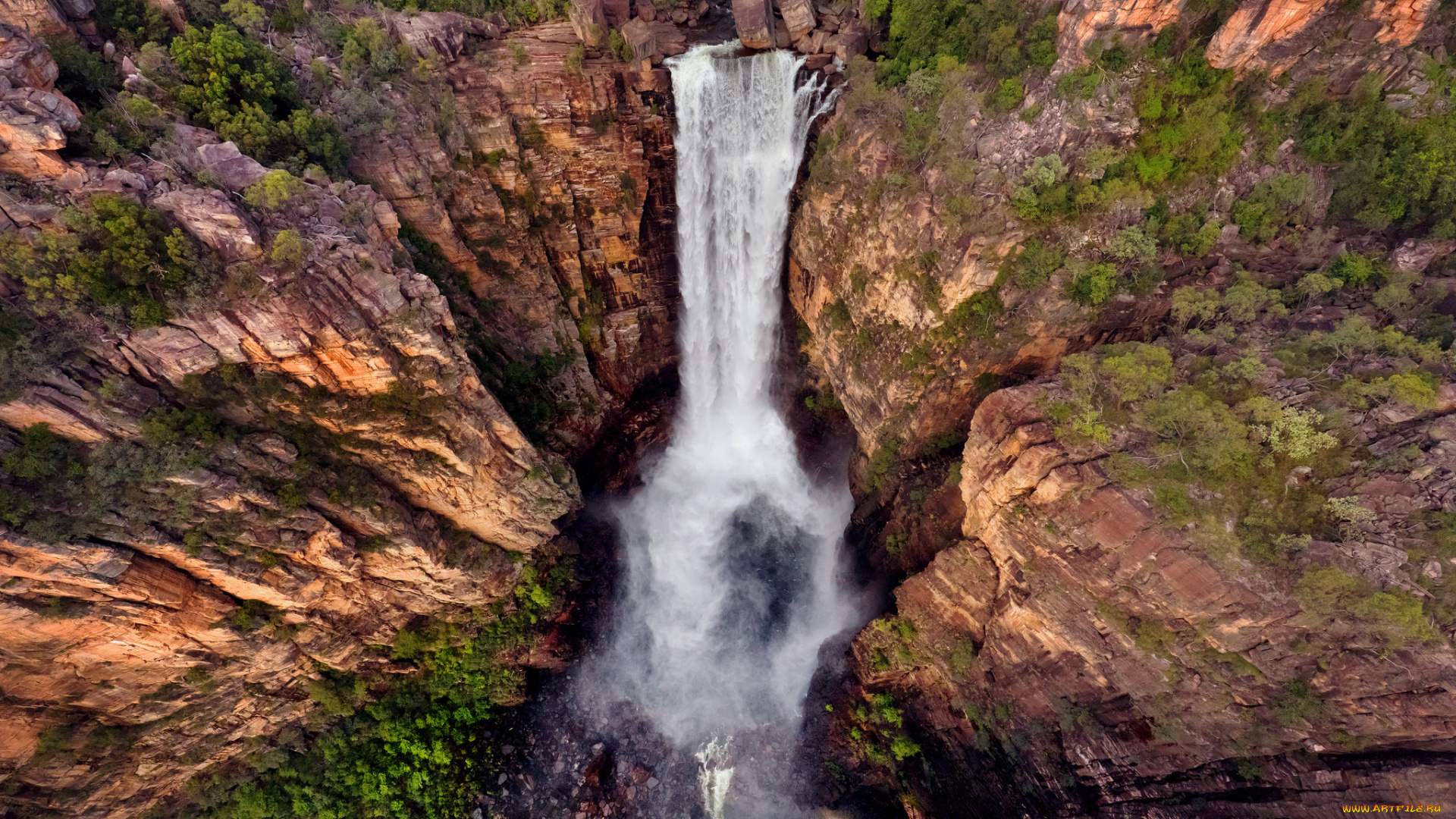 природа, водопады, простор