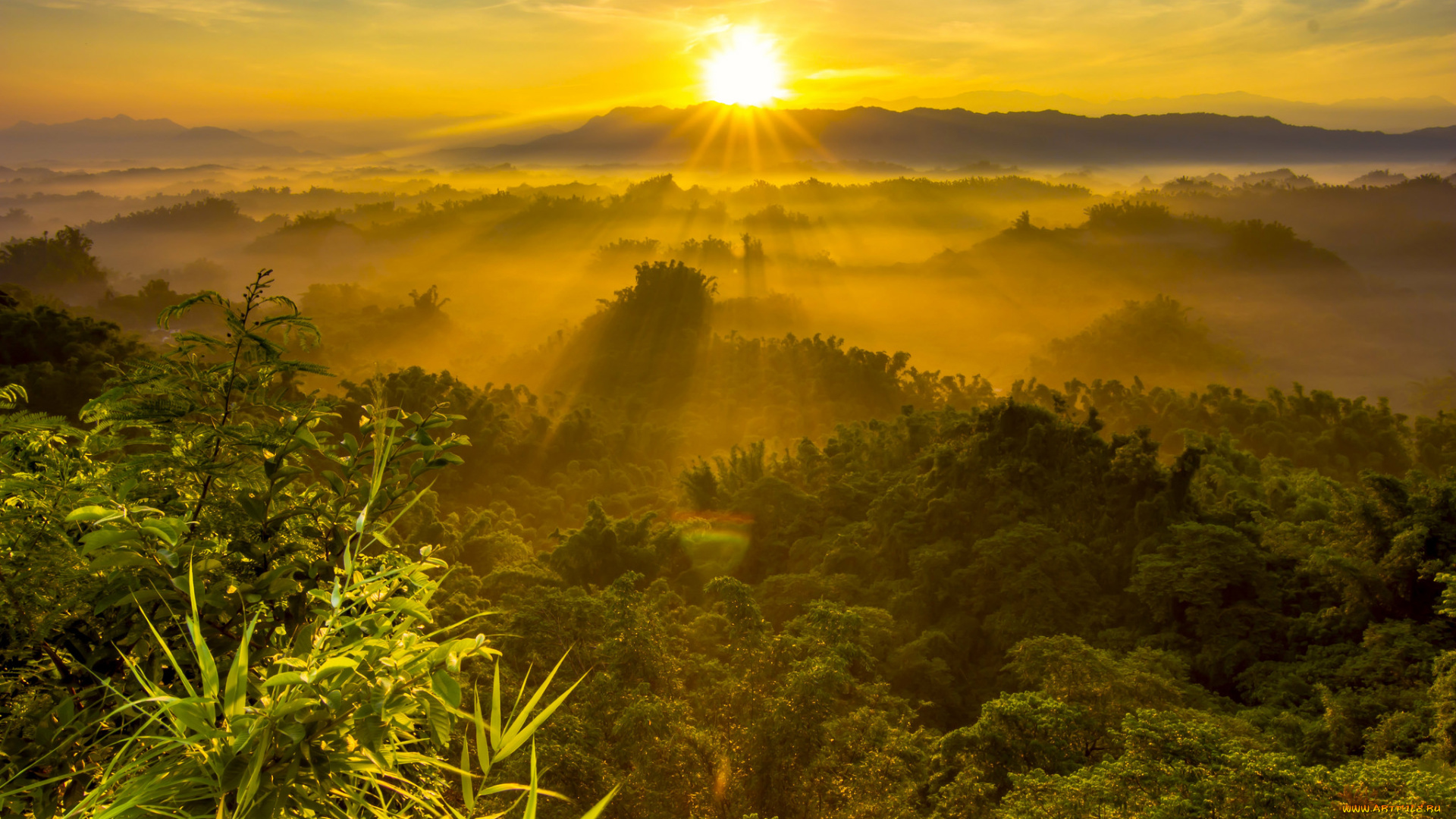 природа, восходы, закаты, простор