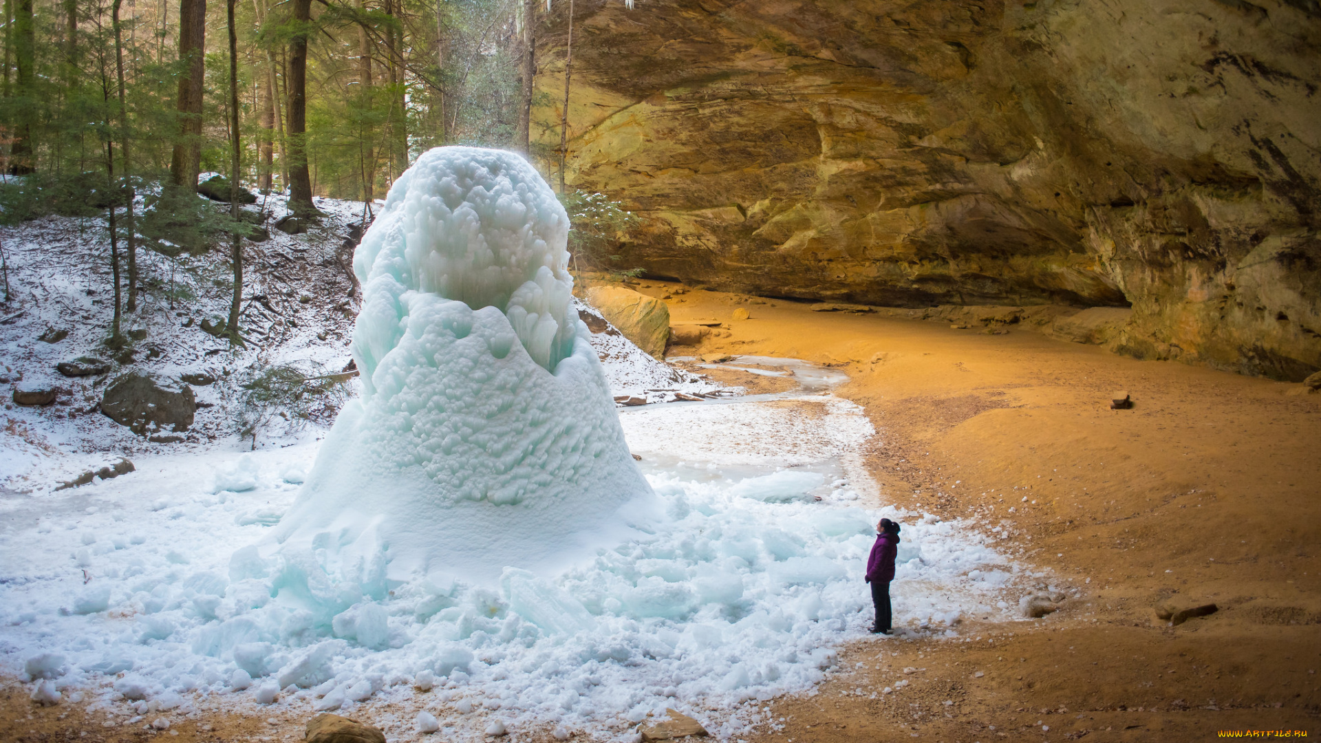 природа, зима, простор
