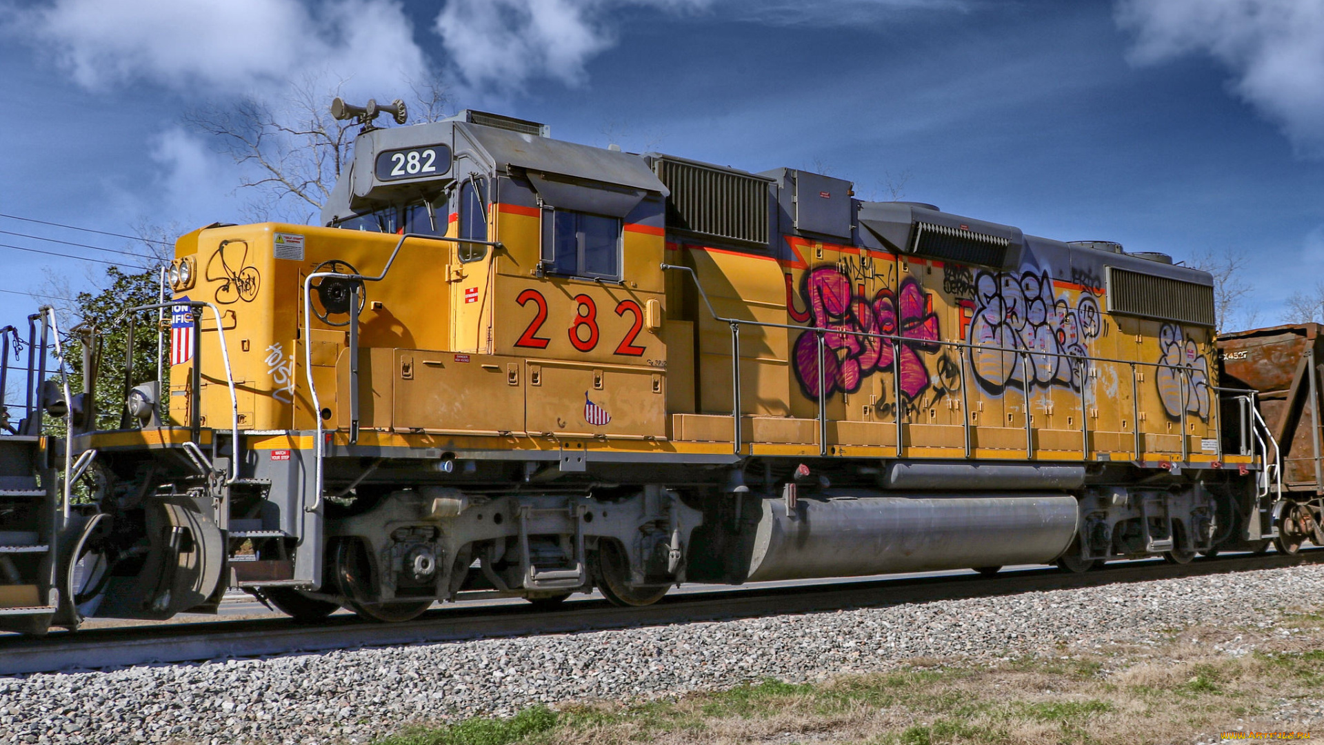 техника, локомотивы, дорога, железная